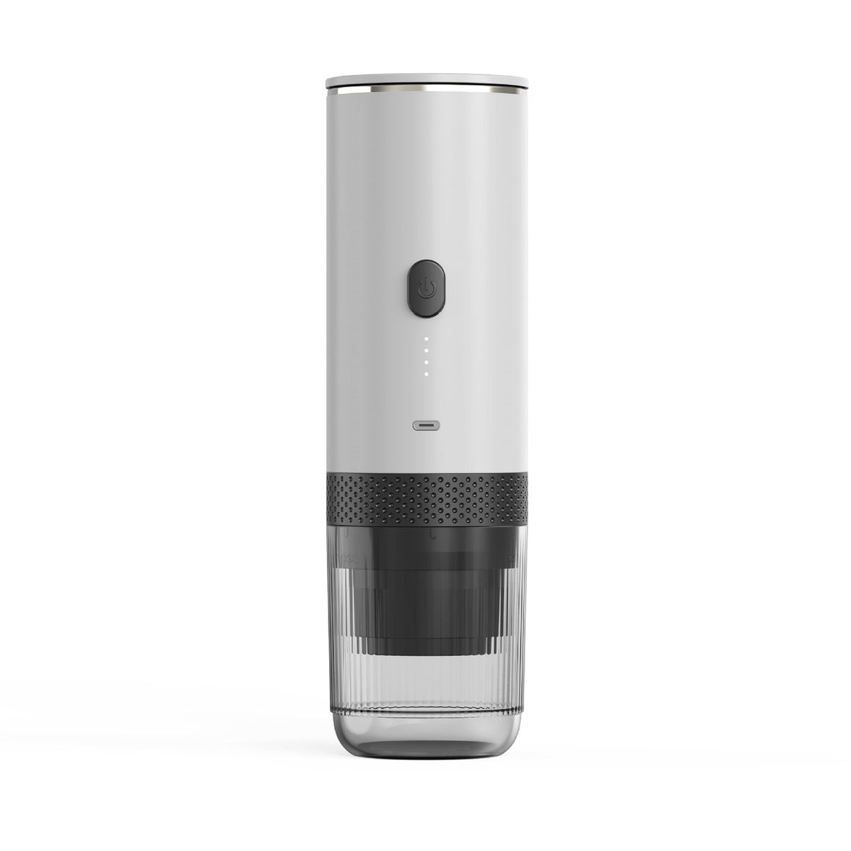 Portable Coffee Maker Grind Coffee and Capsules 2 in 1 Wireless Heating Coffee Machine with 20BAR Pressure Rechargeable for Home Outdoor Travel Office White