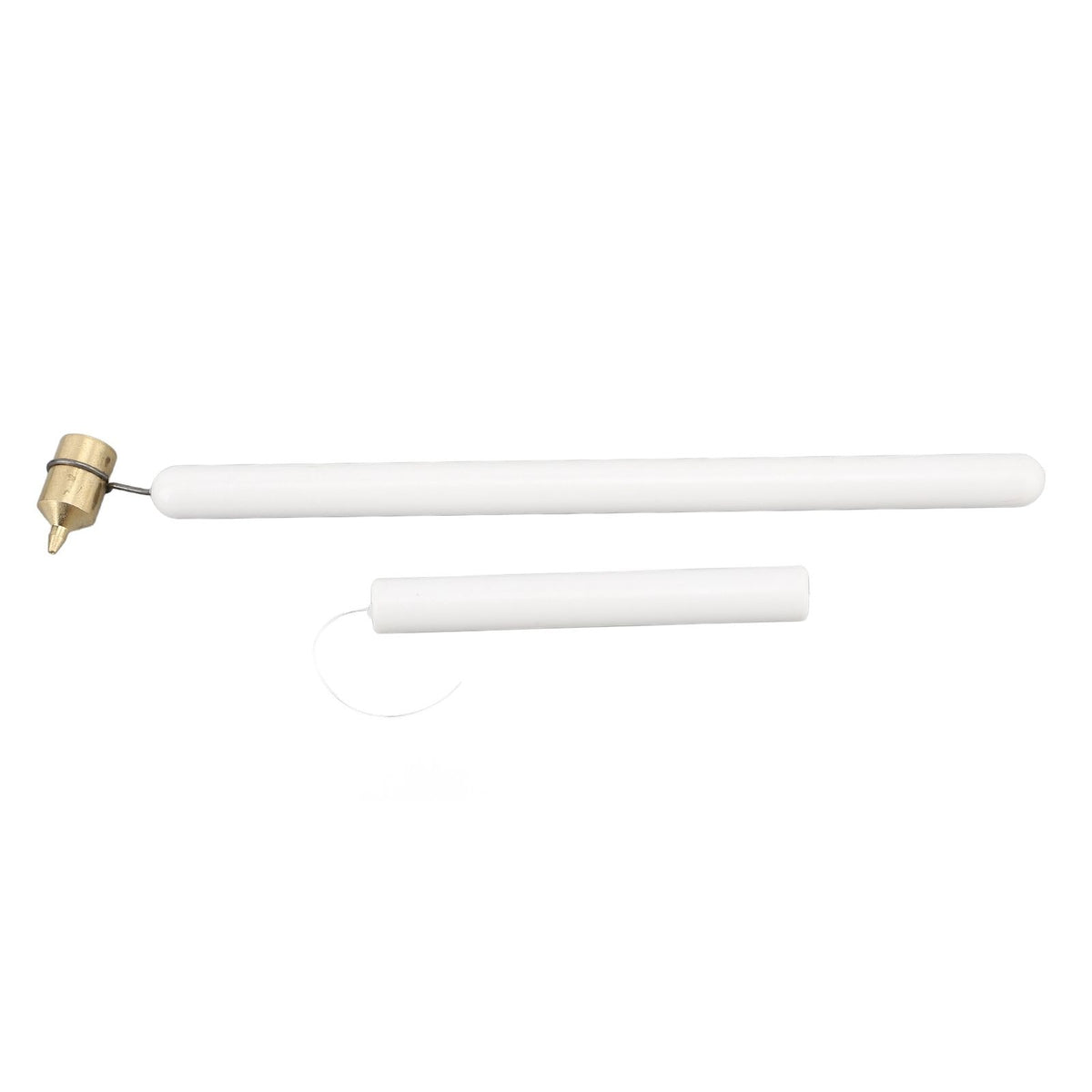 Fine Line Painting Pen Fine Nib Drip Free Fluid Writer Paint Pen Fluid Writer Paint Applicator Pen for Fabric Wood Metal Canvas White 0.4mm Pen Point