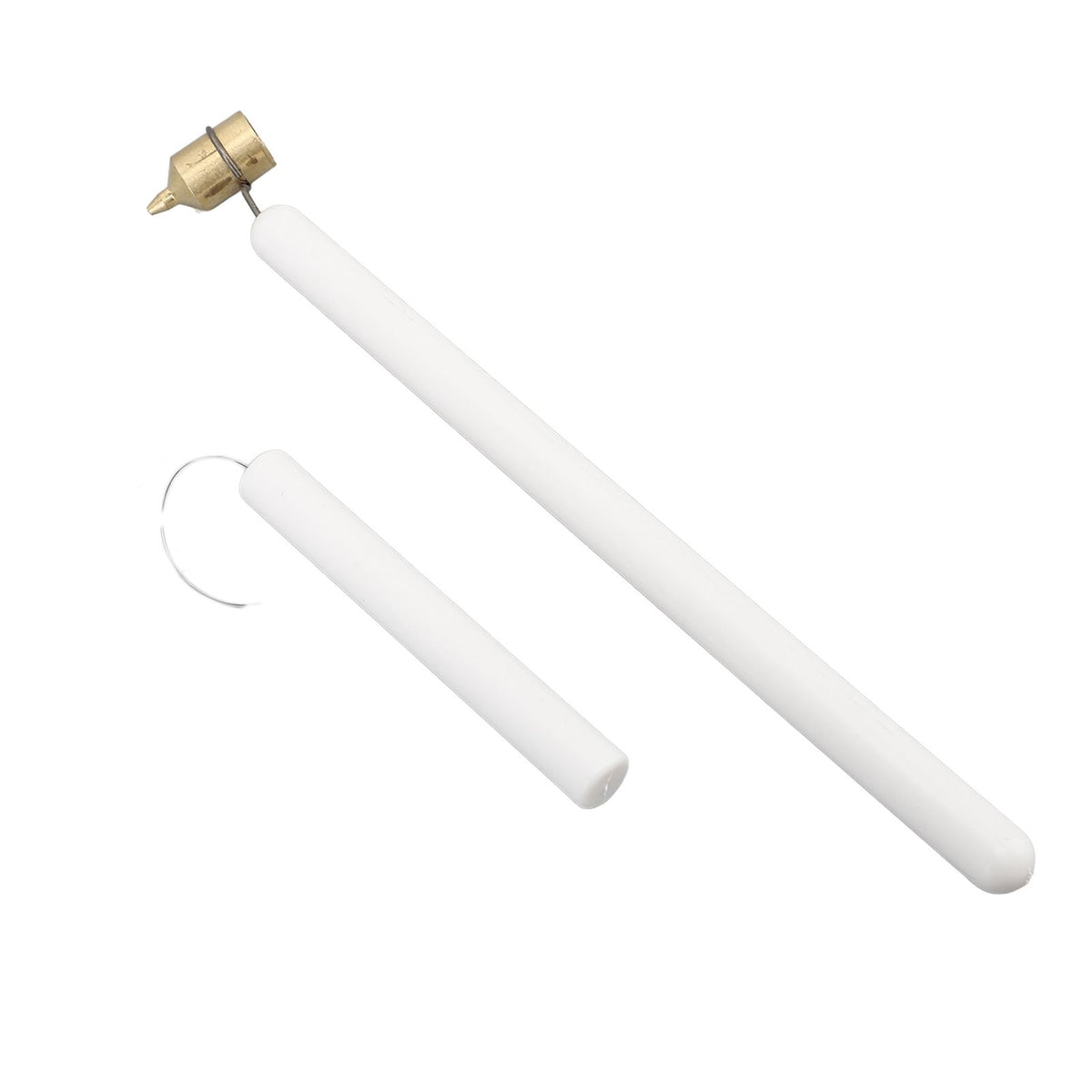 Fine Line Painting Pen Fine Nib Drip Free Fluid Writer Paint Pen Fluid Writer Paint Applicator Pen for Fabric Wood Metal Canvas White 0.4mm Pen Point