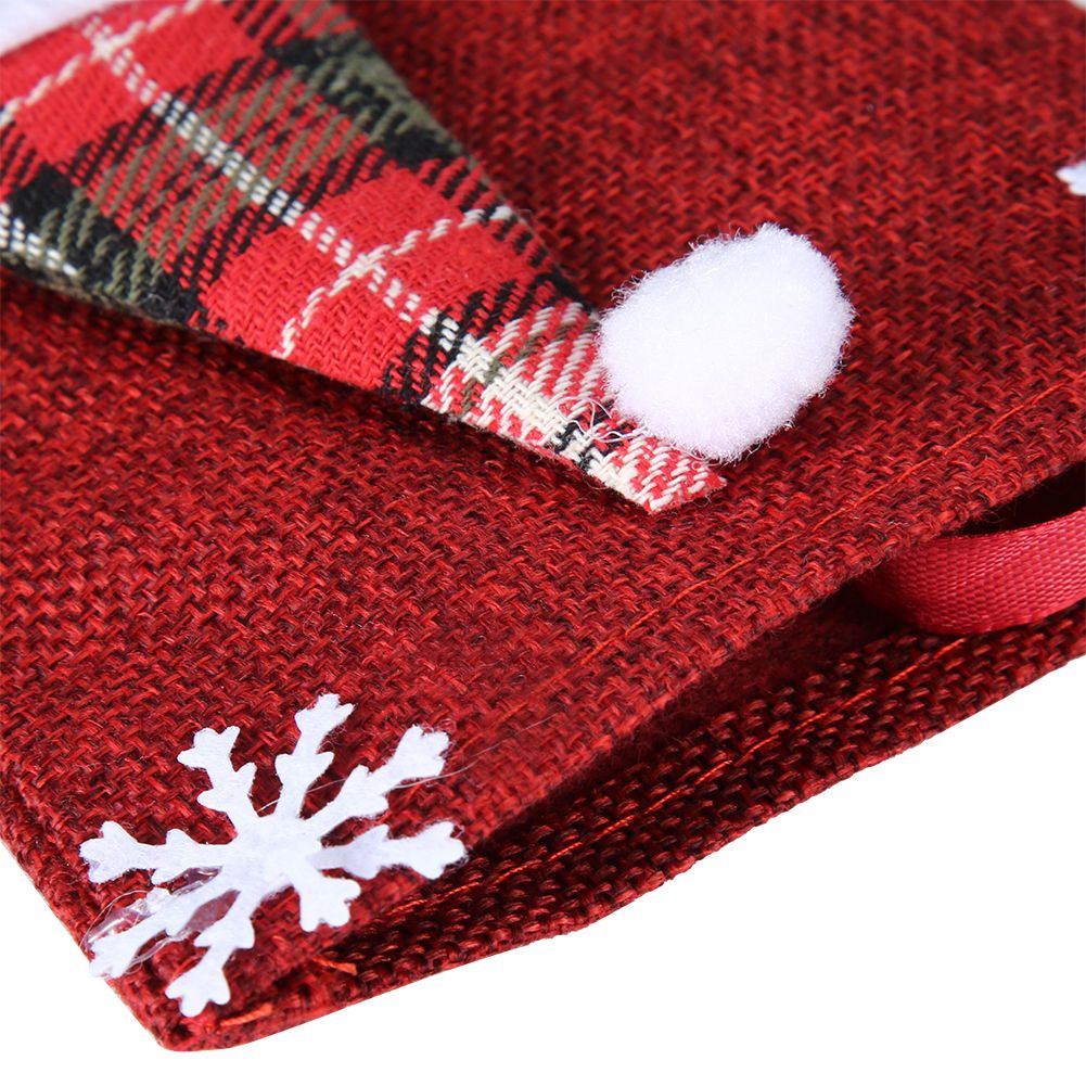 3Pcs/Set Christmas Stockings Sock Gift Bag Hanging Pendant Christmas Tree Decoration
