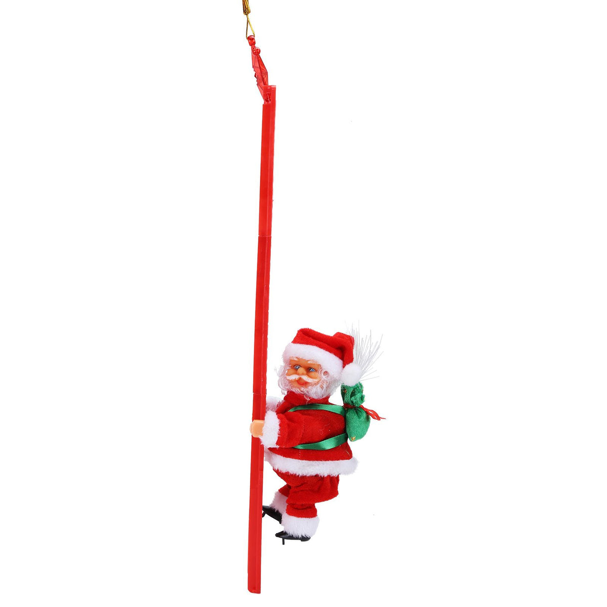 Electric Santa Claus Climbing Ladder Christmas Toy Home Ornament Decoration Children Gift