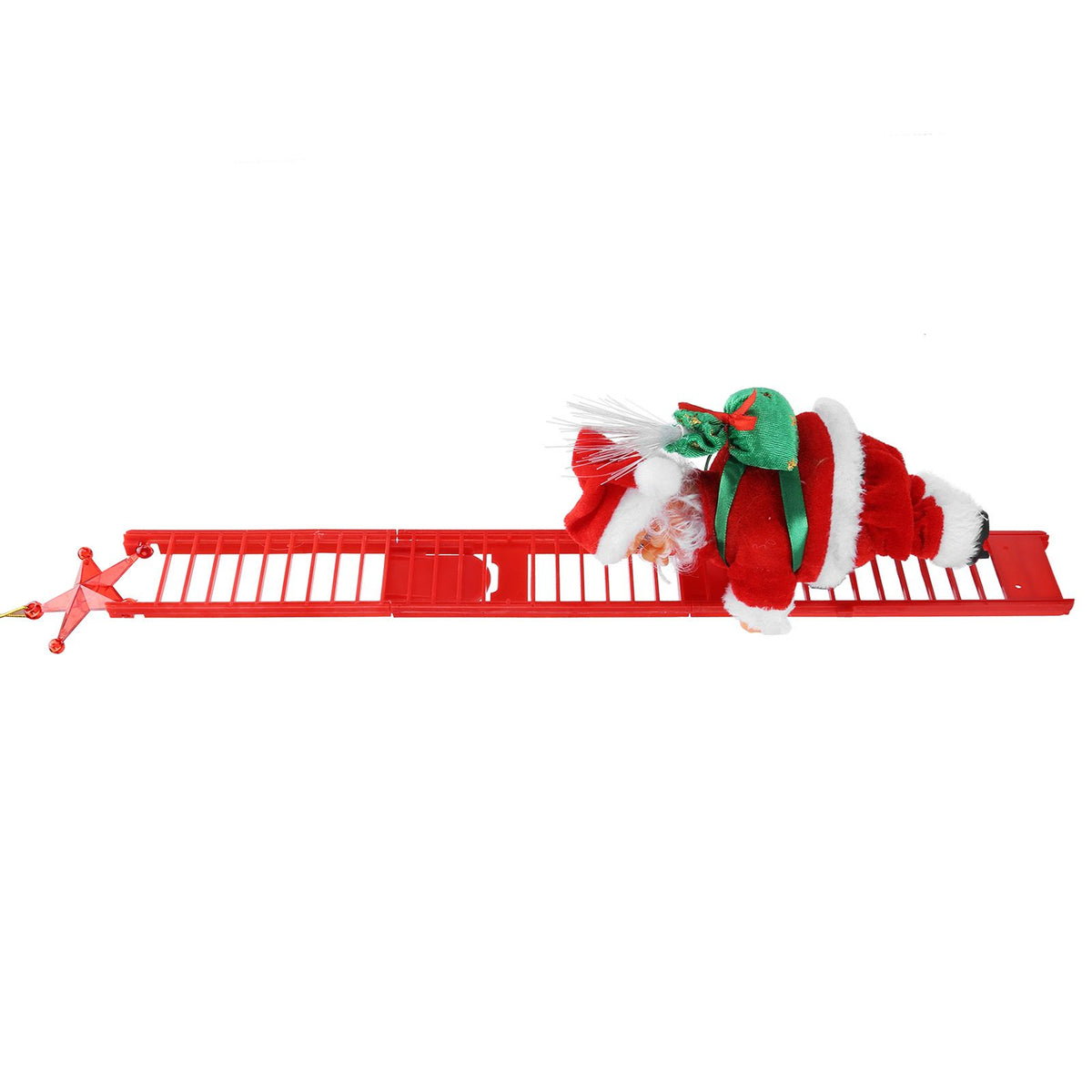 Electric Santa Claus Climbing Ladder Christmas Toy Home Ornament Decoration Children Gift