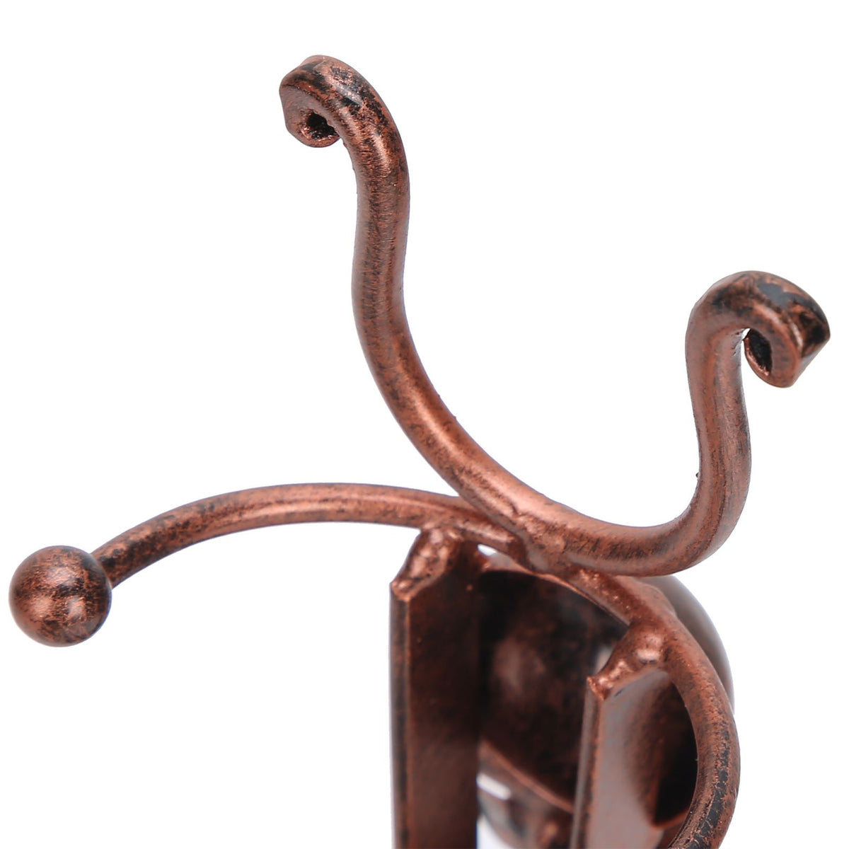 Iron Wine Holder Tricycle Shape Wine Bottle Rack Stand for Bar Counter Home DecorBronze