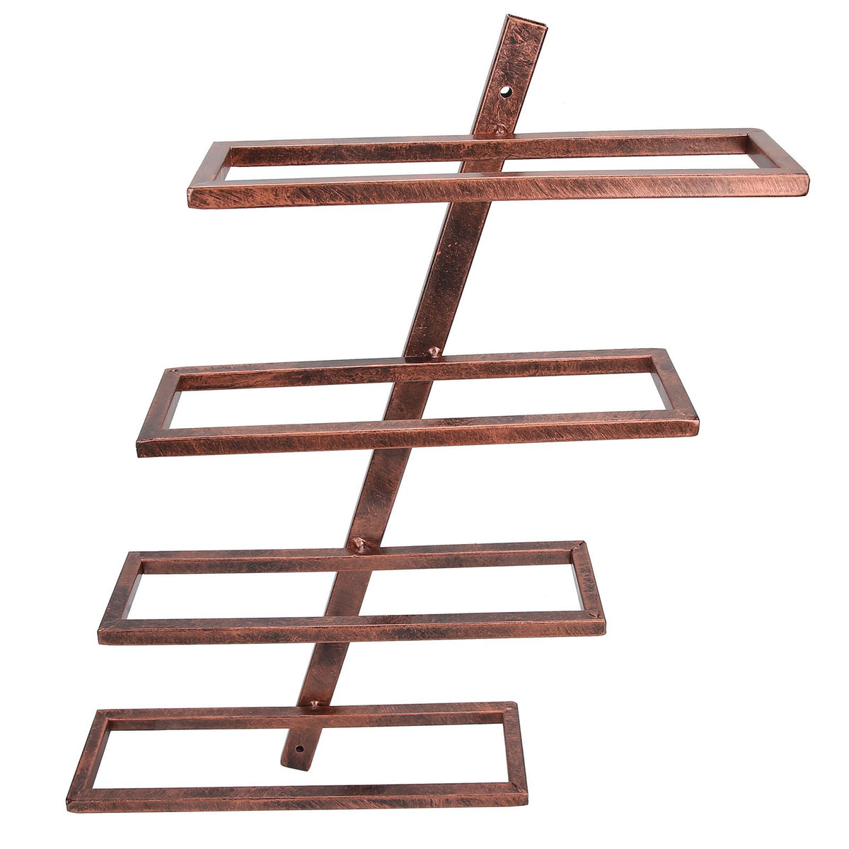 Rustic Wall Mounted Wine Rack Wine Bottle Holder Shelf for Household Dining Room Cabinet4 Bottle