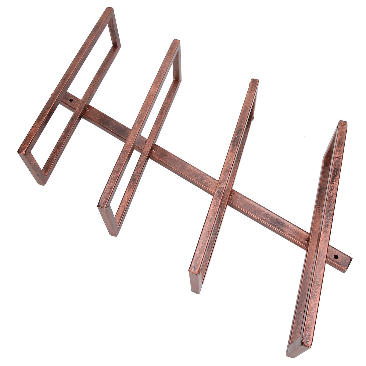 Rustic Wall Mounted Wine Rack Wine Bottle Holder Shelf for Household Dining Room Cabinet4 Bottle