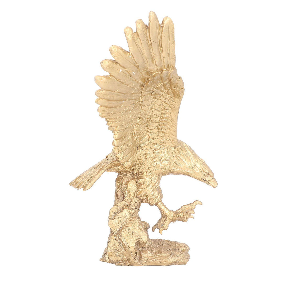 Majestic Eagle Statue Eagle Sculpture Tall Eagle On Rocks Statue Resin Ornament for TV Cabinet Wine Cabinet Office Decor Large