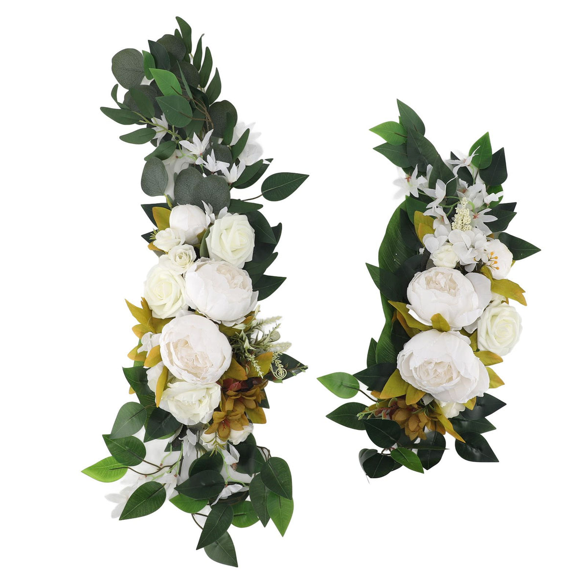 Wedding Arch Draping Artificial Flower Multifunctional Wedding Welcome Signs Floral Decoration White