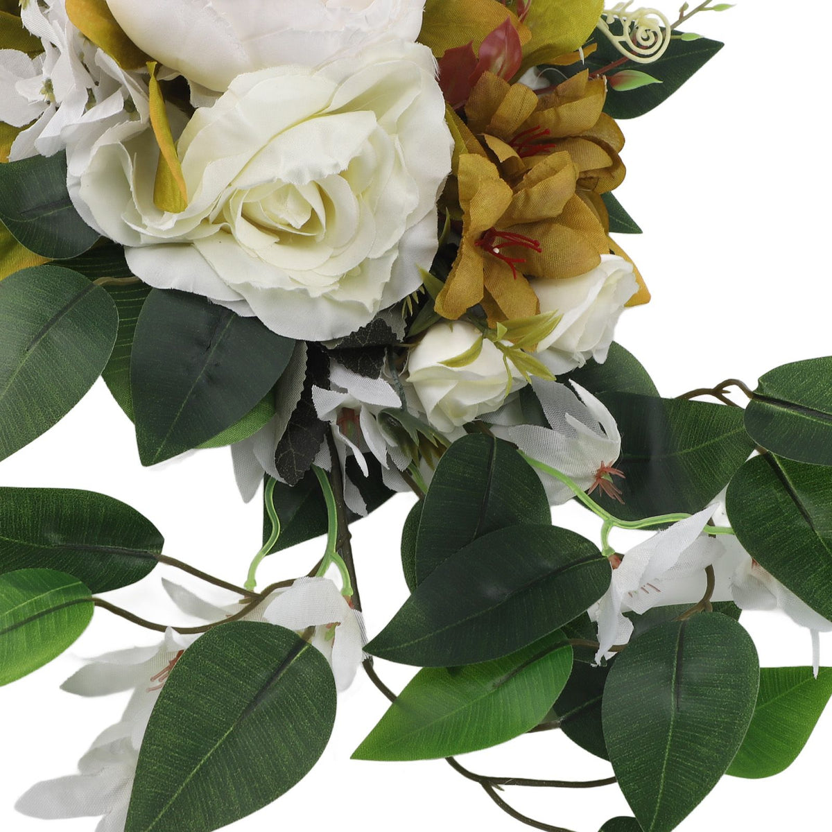 Wedding Arch Draping Artificial Flower Multifunctional Wedding Welcome Signs Floral Decoration White