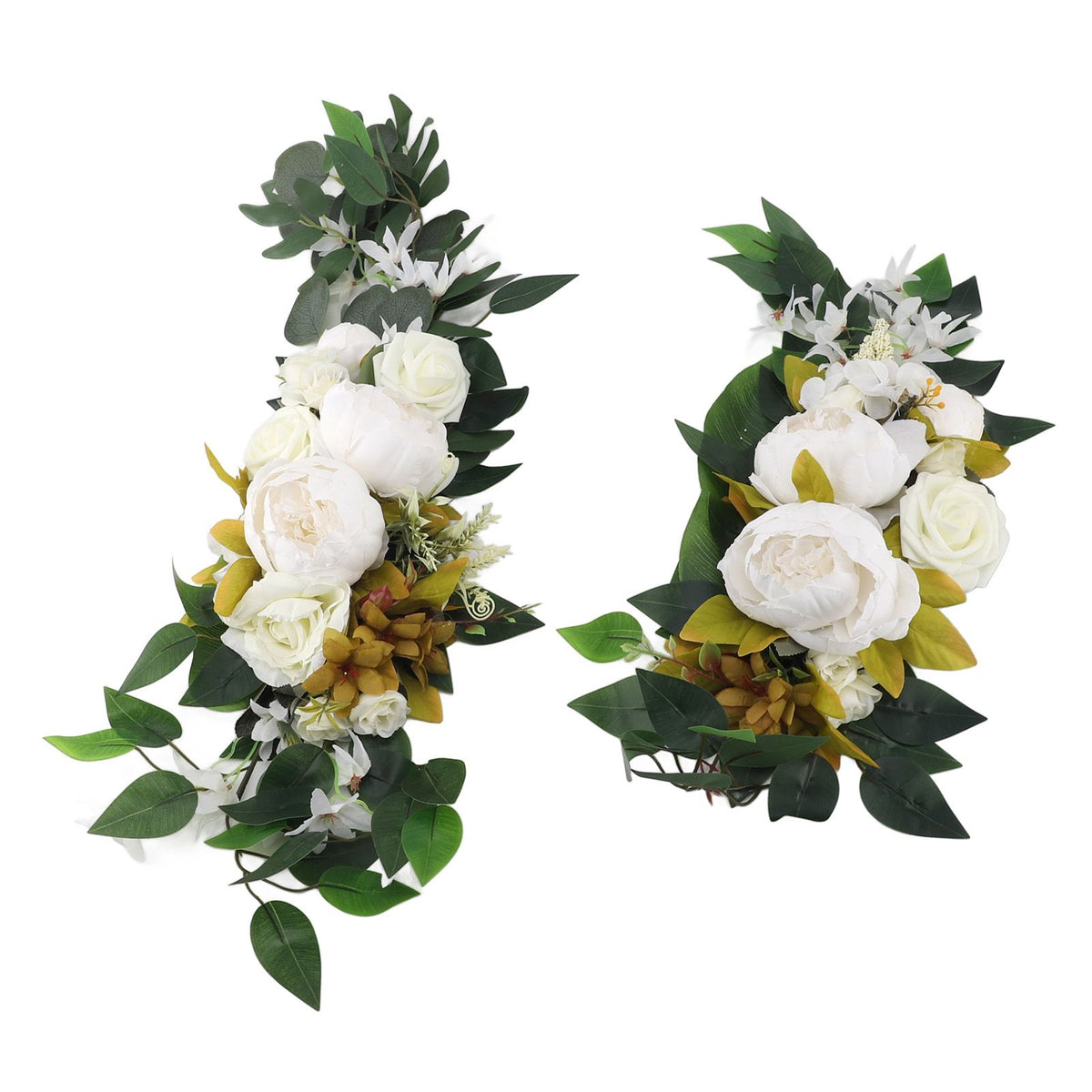 Wedding Arch Draping Artificial Flower Multifunctional Wedding Welcome Signs Floral Decoration White