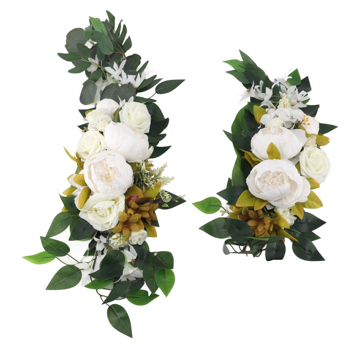 Wedding Arch Draping Artificial Flower Multifunctional Wedding Welcome Signs Floral Decoration White