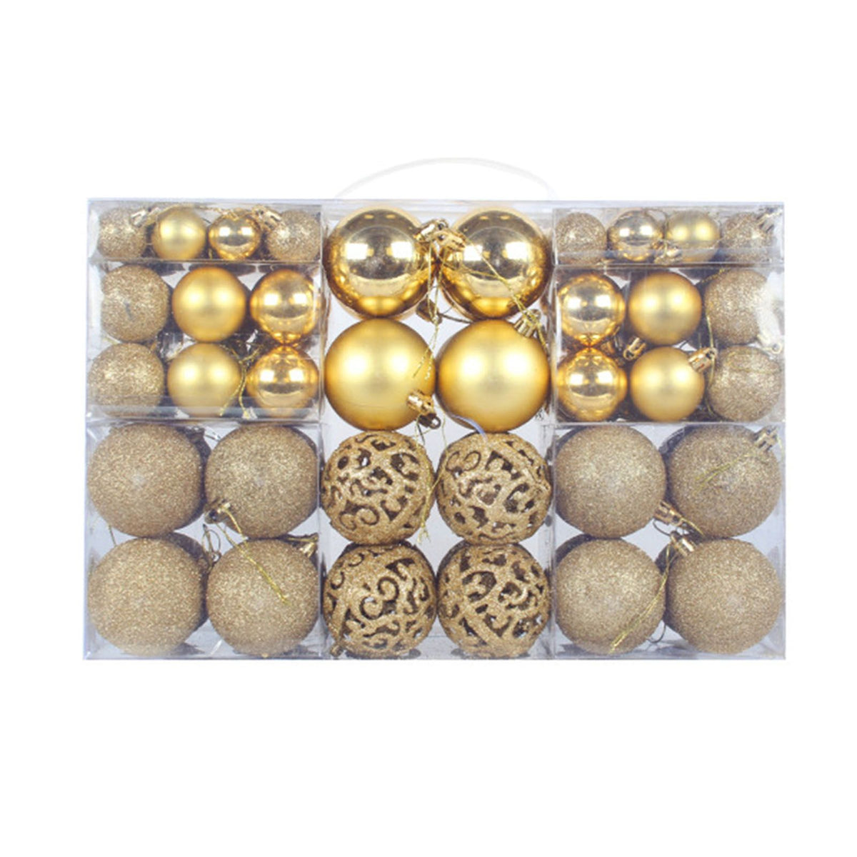 Xmas Tree Balls Plastic Various Styles Xmas Tree Ball Ornaments for Party Decoration