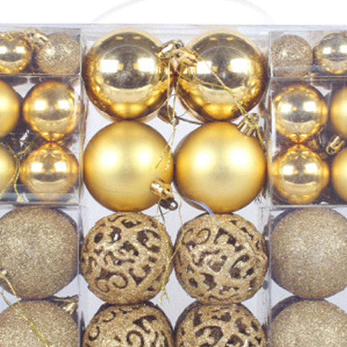 Xmas Tree Balls Plastic Various Styles Xmas Tree Ball Ornaments for Party Decoration