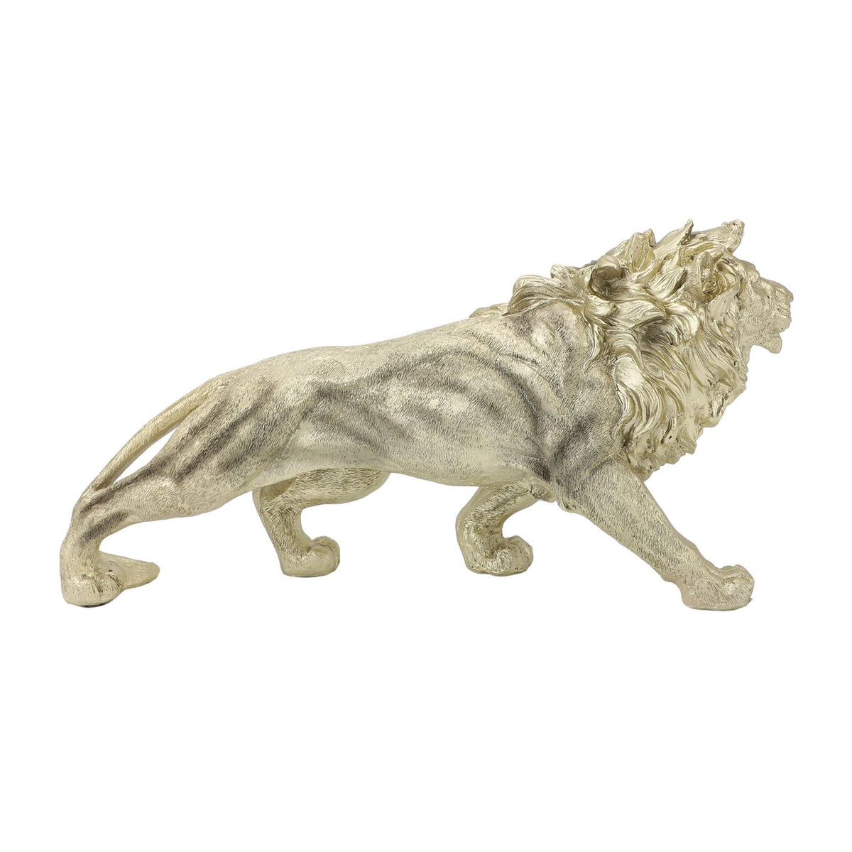Lion Statue Figurine Modern Art Sculpture Handmade Polyresin Animal Statue for Office Home Decor Desk Accessories Decoration