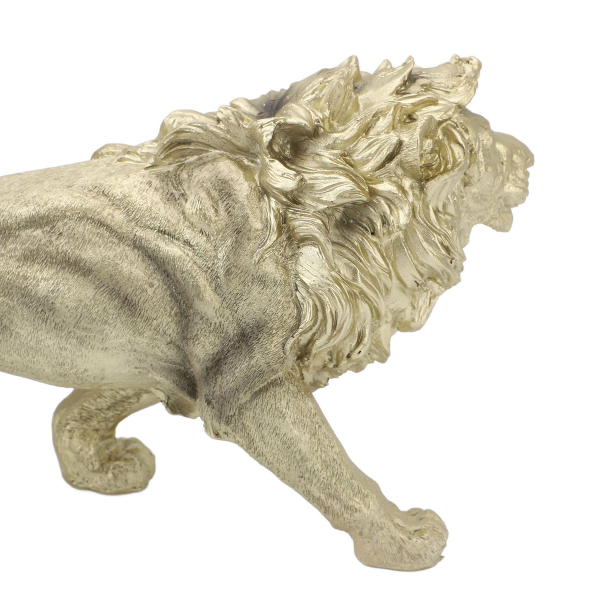 Lion Statue Figurine Modern Art Sculpture Handmade Polyresin Animal Statue for Office Home Decor Desk Accessories Decoration