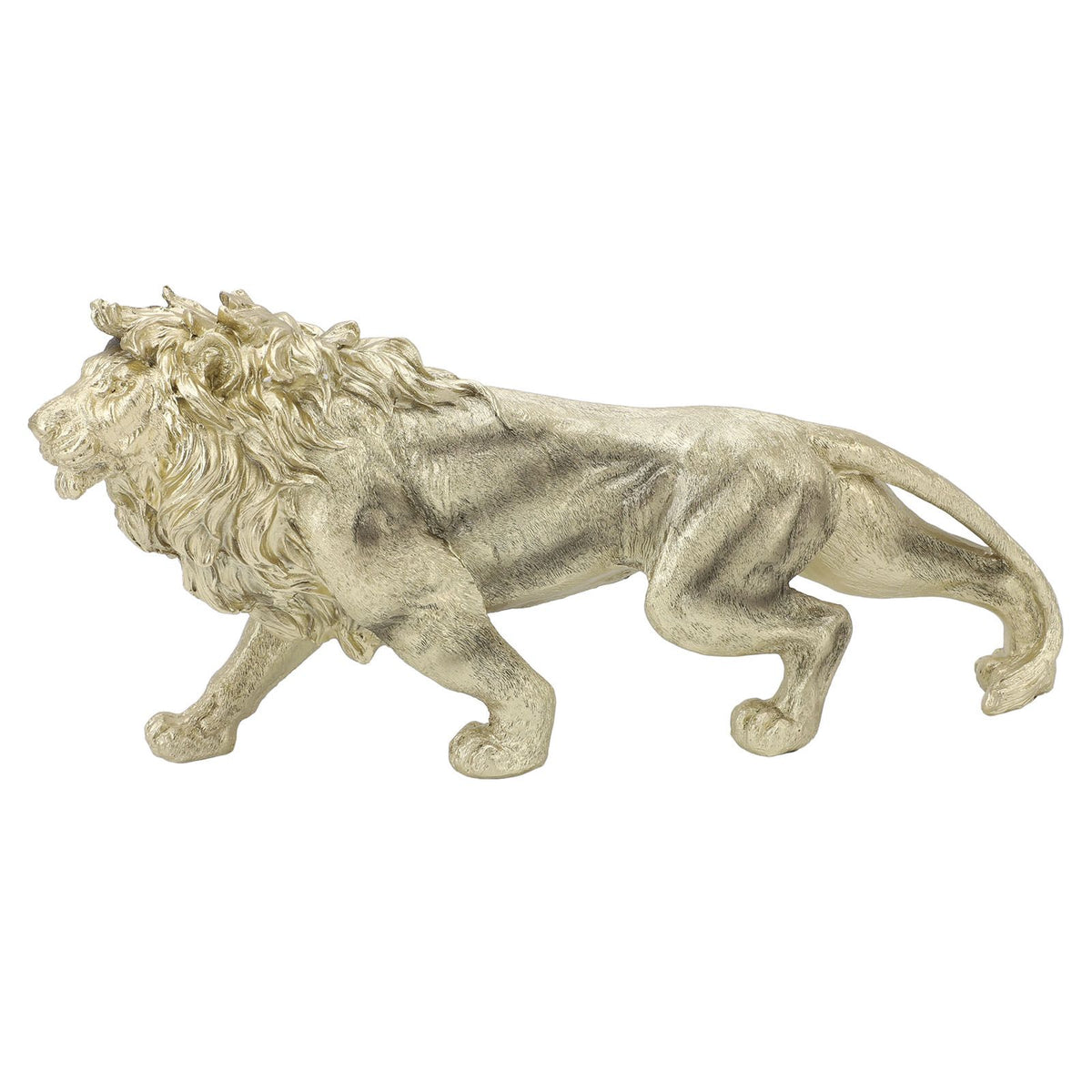 Lion Statue Figurine Modern Art Sculpture Handmade Polyresin Animal Statue for Office Home Decor Desk Accessories Decoration