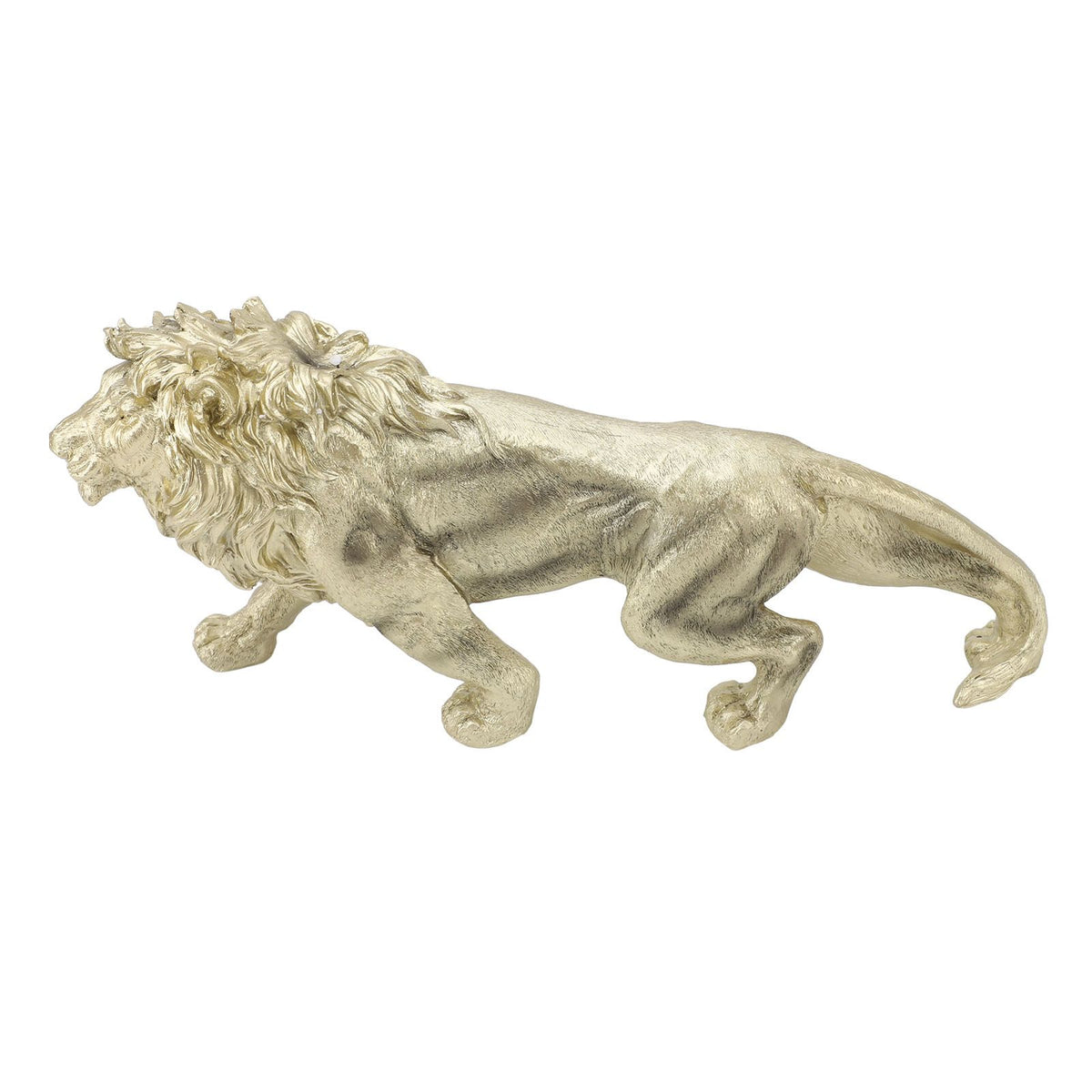 Lion Statue Figurine Modern Art Sculpture Handmade Polyresin Animal Statue for Office Home Decor Desk Accessories Decoration