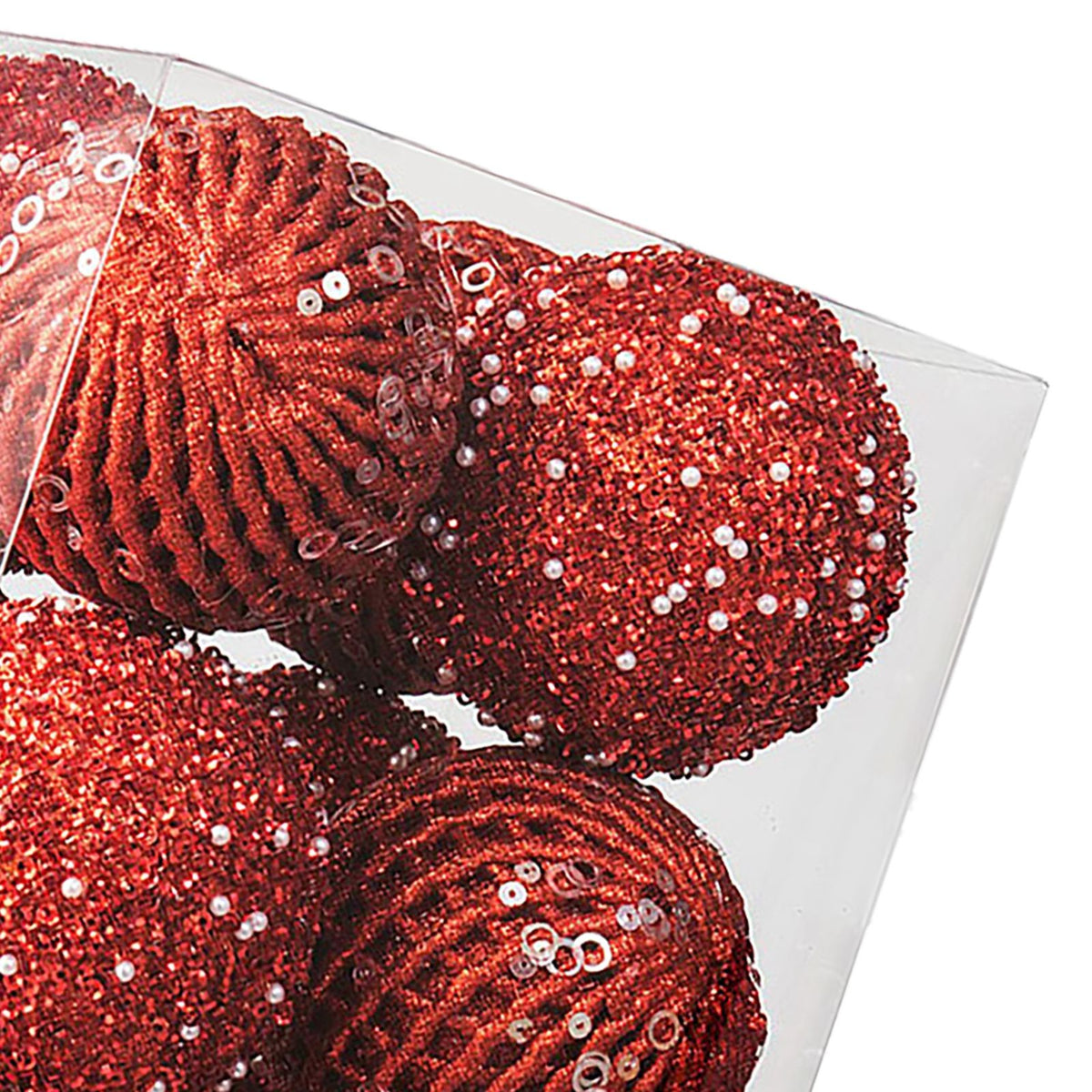 12pcs Xmas Ball Ornament Creative Lightweight Foam Xmas Tree Decorative Ball for Wedding Home Commercial Decoration Red