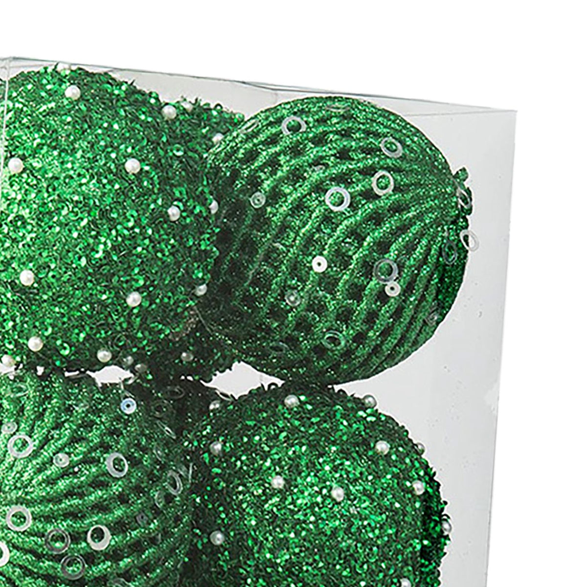 12pcs Xmas Ball Ornament Creative Lightweight Foam Xmas Tree Decorative Ball for Wedding Home Commercial Decoration Green