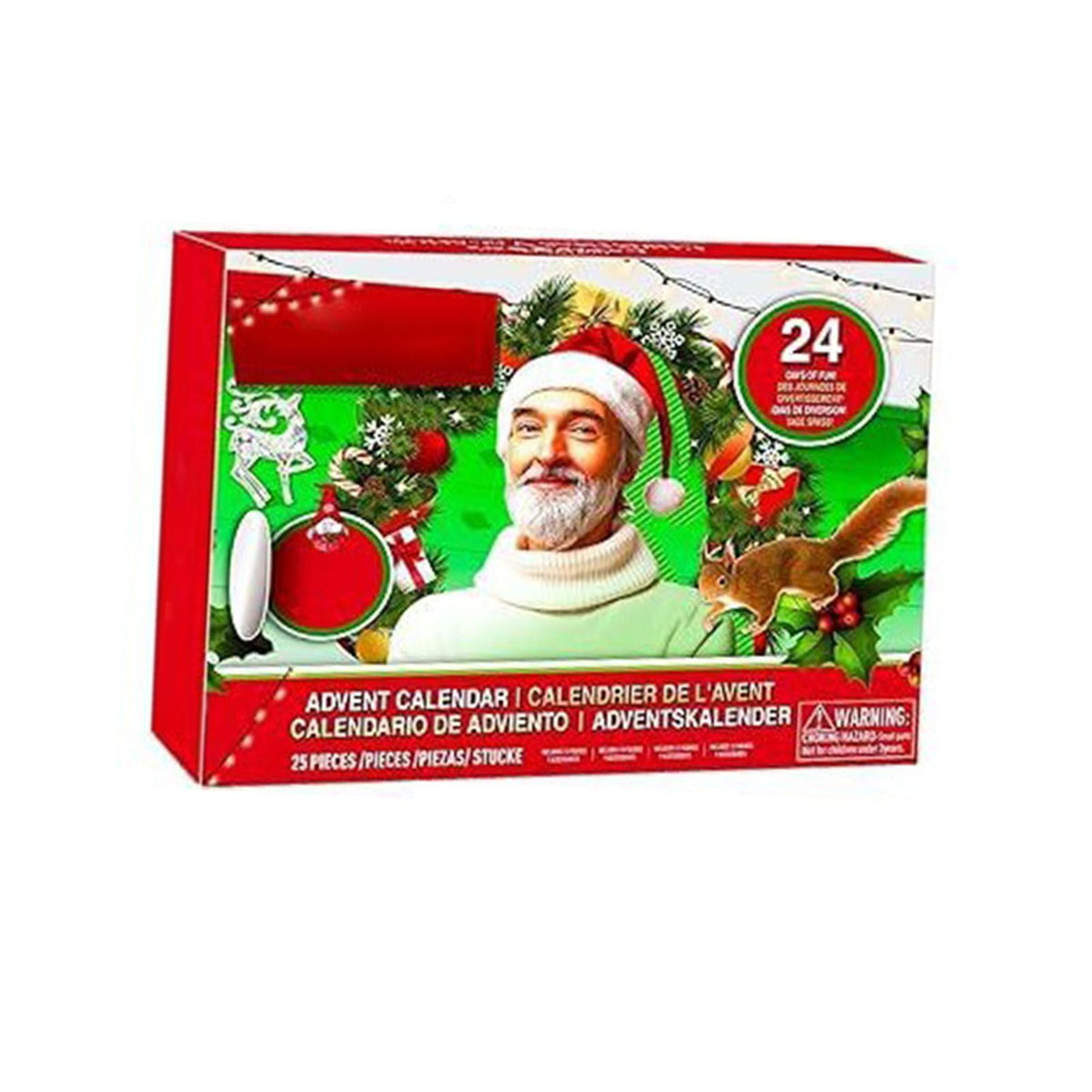 Xmas Advent Calendar Acrylic Xmas Blind Box Countdown Calendar for Holiday and Festival