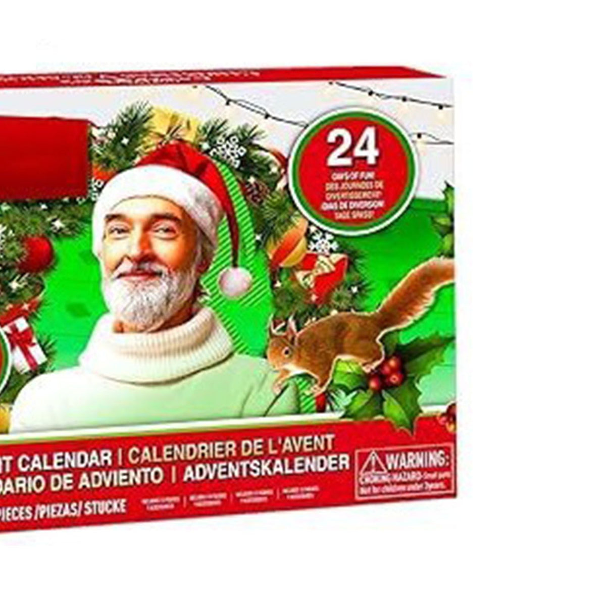 Xmas Advent Calendar Acrylic Xmas Blind Box Countdown Calendar for Holiday and Festival