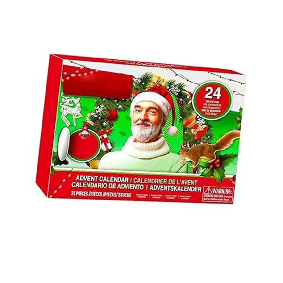 Xmas Advent Calendar Acrylic Xmas Blind Box Countdown Calendar for Holiday and Festival