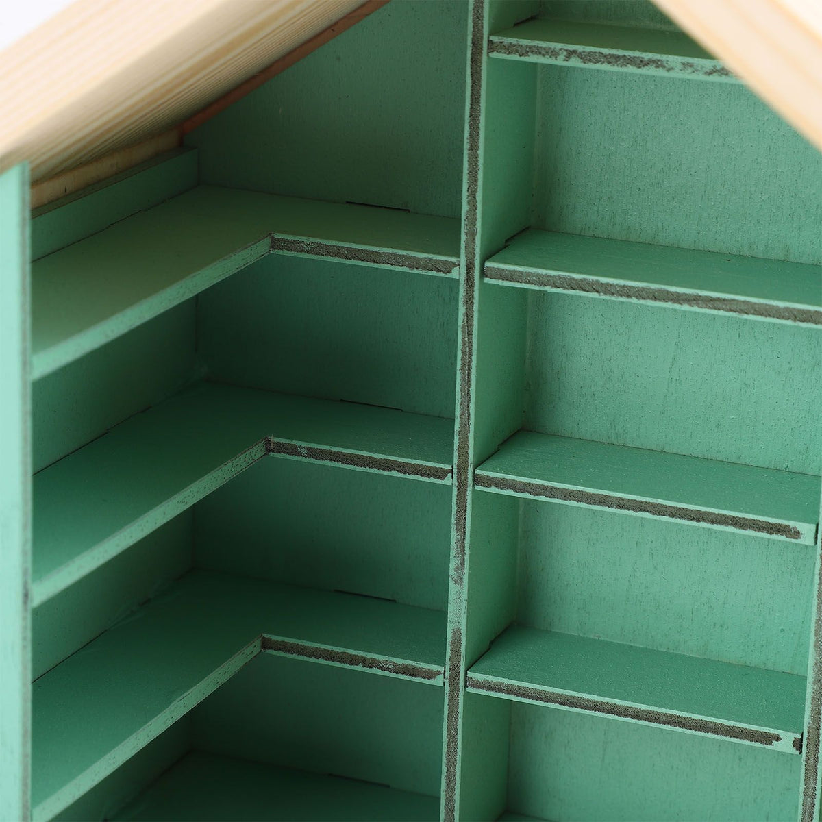 Miniature Doll House Bookshelf Anxiety Bookshelf Ornament Wooden Stress Relief Bookshelf for Room Study Desk Living Room Bookstore