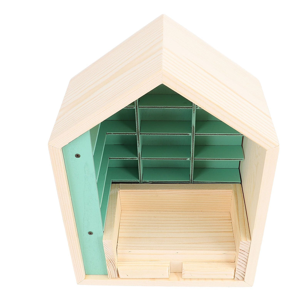 Miniature Doll House Bookshelf Anxiety Bookshelf Ornament Wooden Stress Relief Bookshelf for Room Study Desk Living Room Bookstore