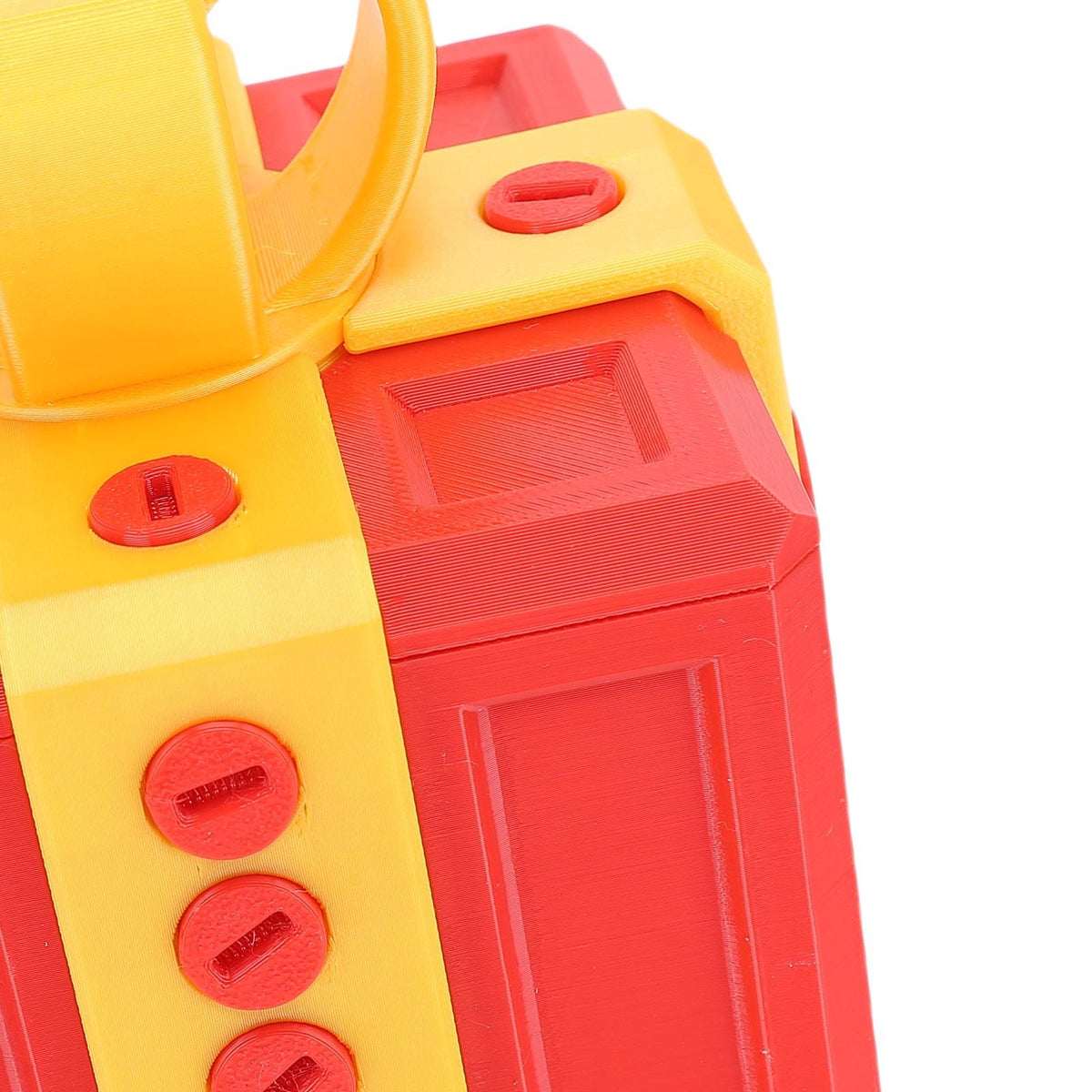 Annoying Present Box with Screws Prank Screw Box Funny 3D Printed Present Box for Xmas Birthday Holiday 3.9 X 3.9in Red Gold