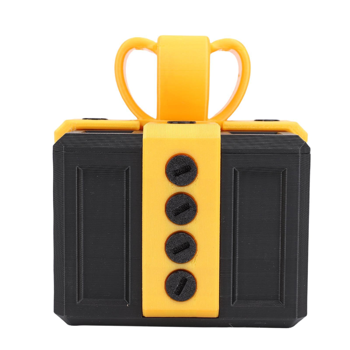 Annoying Present Box with Screws Prank Screw Box Funny 3D Printed Present Box for Xmas Birthday Holiday 3.9 X 3.9in Black Gold