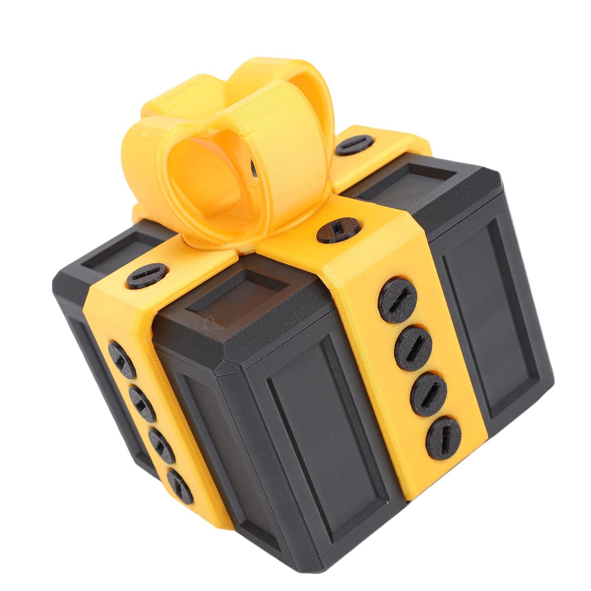 Annoying Present Box with Screws Prank Screw Box Funny 3D Printed Present Box for Xmas Birthday Holiday 3.9 X 3.9in Black Gold