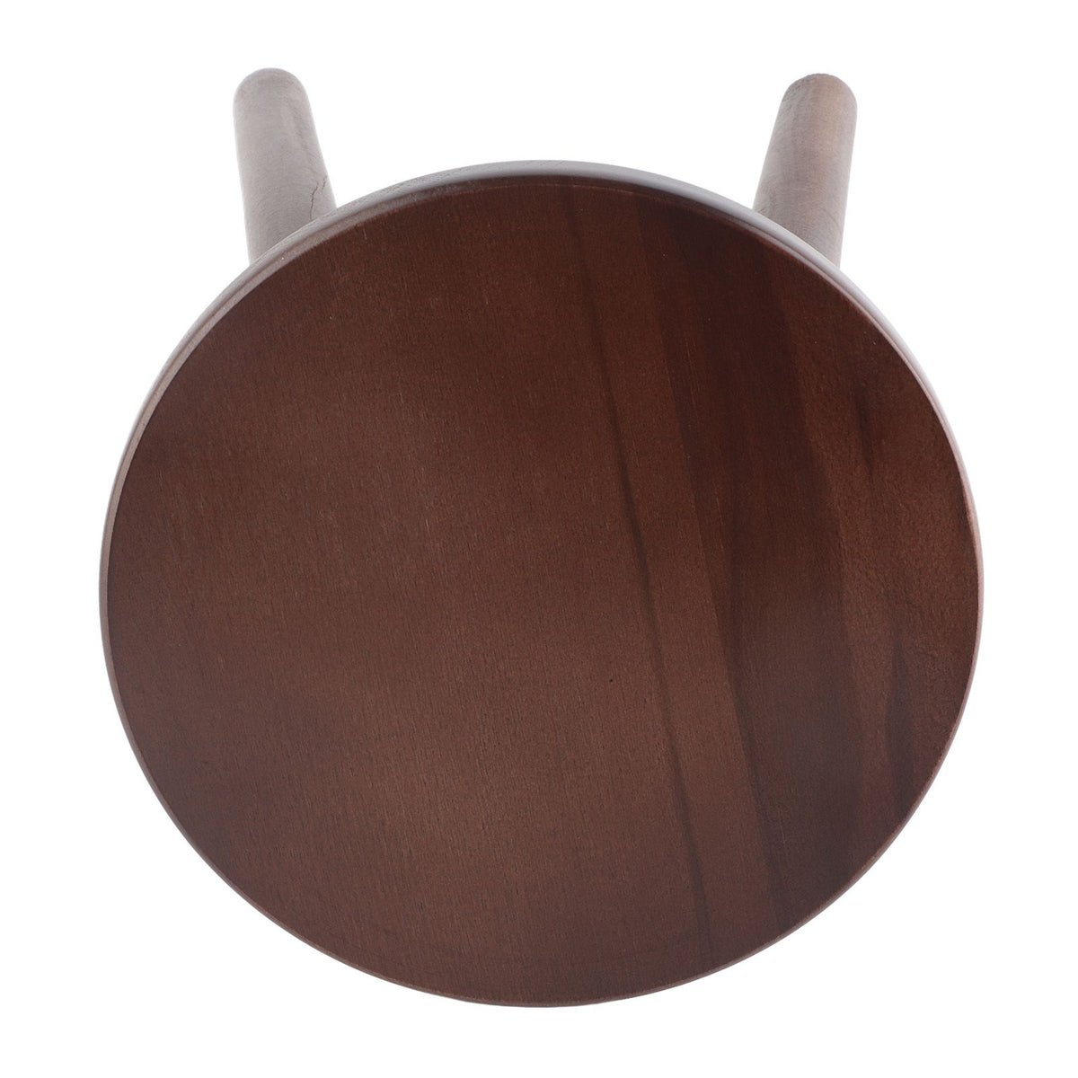 Multi Purpose Household Wood Stools Cute Small Bench Child Seat DIY Furniture Stool(Round NutBrown )