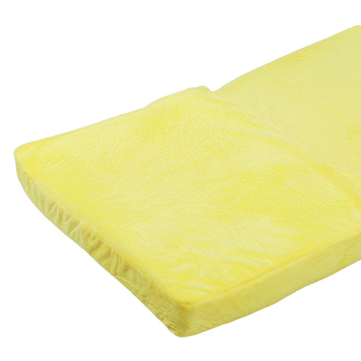 Kids Sofa Yellow Cartoon Animal Style Foldable Wide Handle Soft Breathable Toddler Chair for Reading Relaxing Sleeping