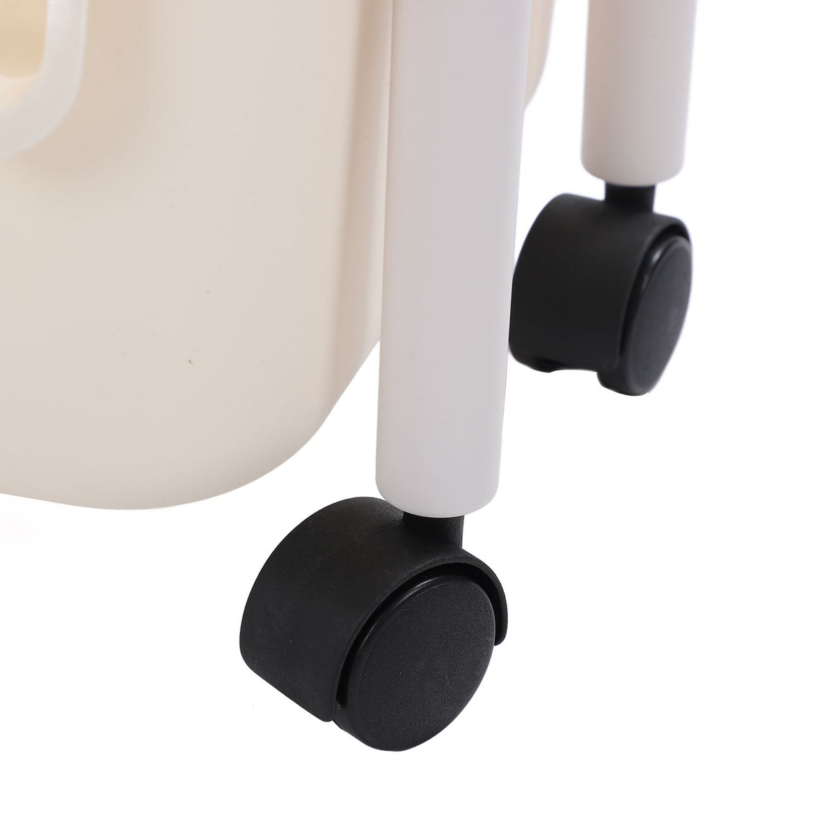 Storage Cart with Caster Wheels High Capacity Rolling Trolley Cart for Bathroom Kitchen Classroom Narrow Places 2 Layers