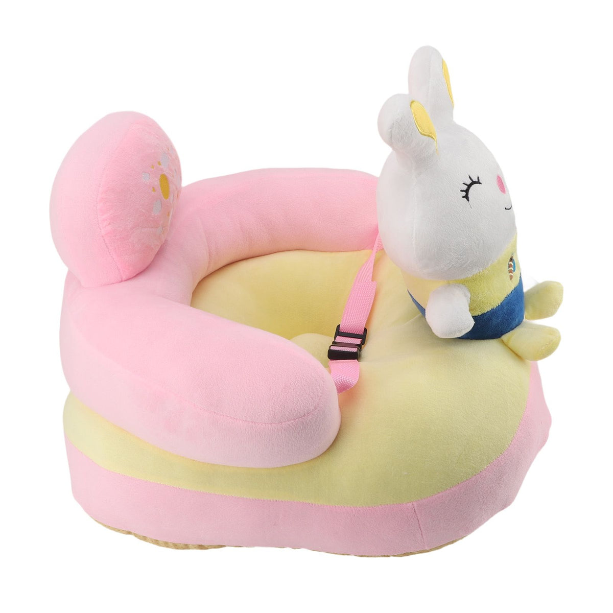 Learning Sitting Chair Sofa Prevents Falling Over Adjustable Angle Portable Safe Reliable Plush for Infants Toddlers Rabbit