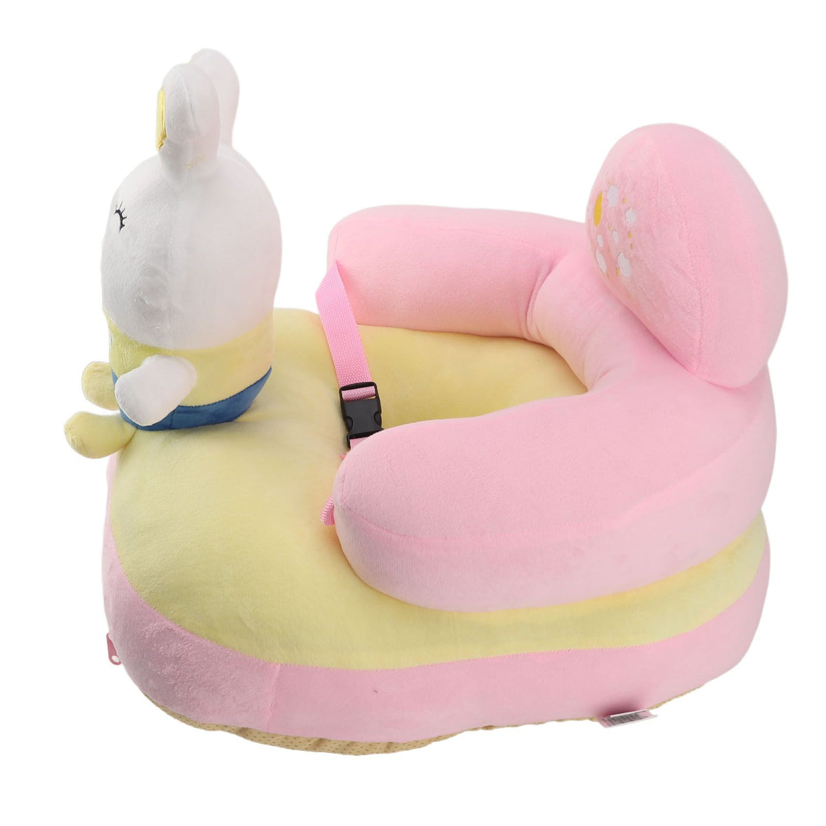 Baby Support Sofa Chair Anti Side Turn Anti Falling Luminous Soft Plush Baby Sofa Learn Sitting Chair for Indoor Rabbit