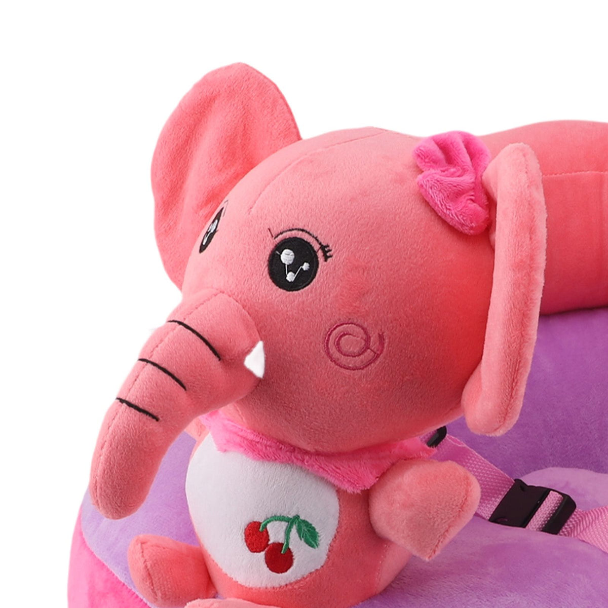 Cartoon Baby Support Seat Plush Adjustable Stable Children Learn Sitting Seat for Home Calf Elephant