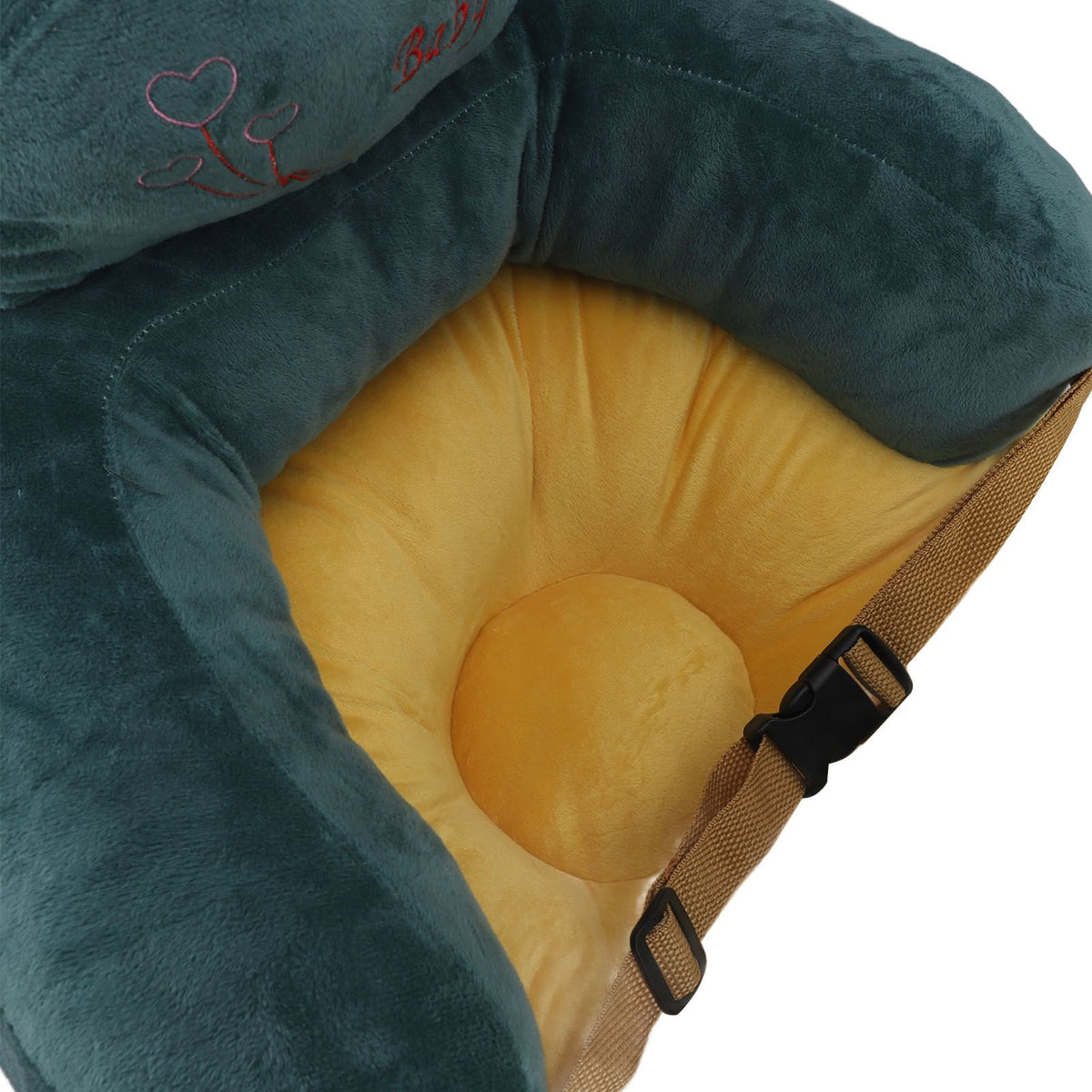 Baby Support Seat Sofa Soft Plush Comfortable Cute Animal Shape Prevent Slip Adjustable Baby Learn Sitting Support Seat Green Dinosaur