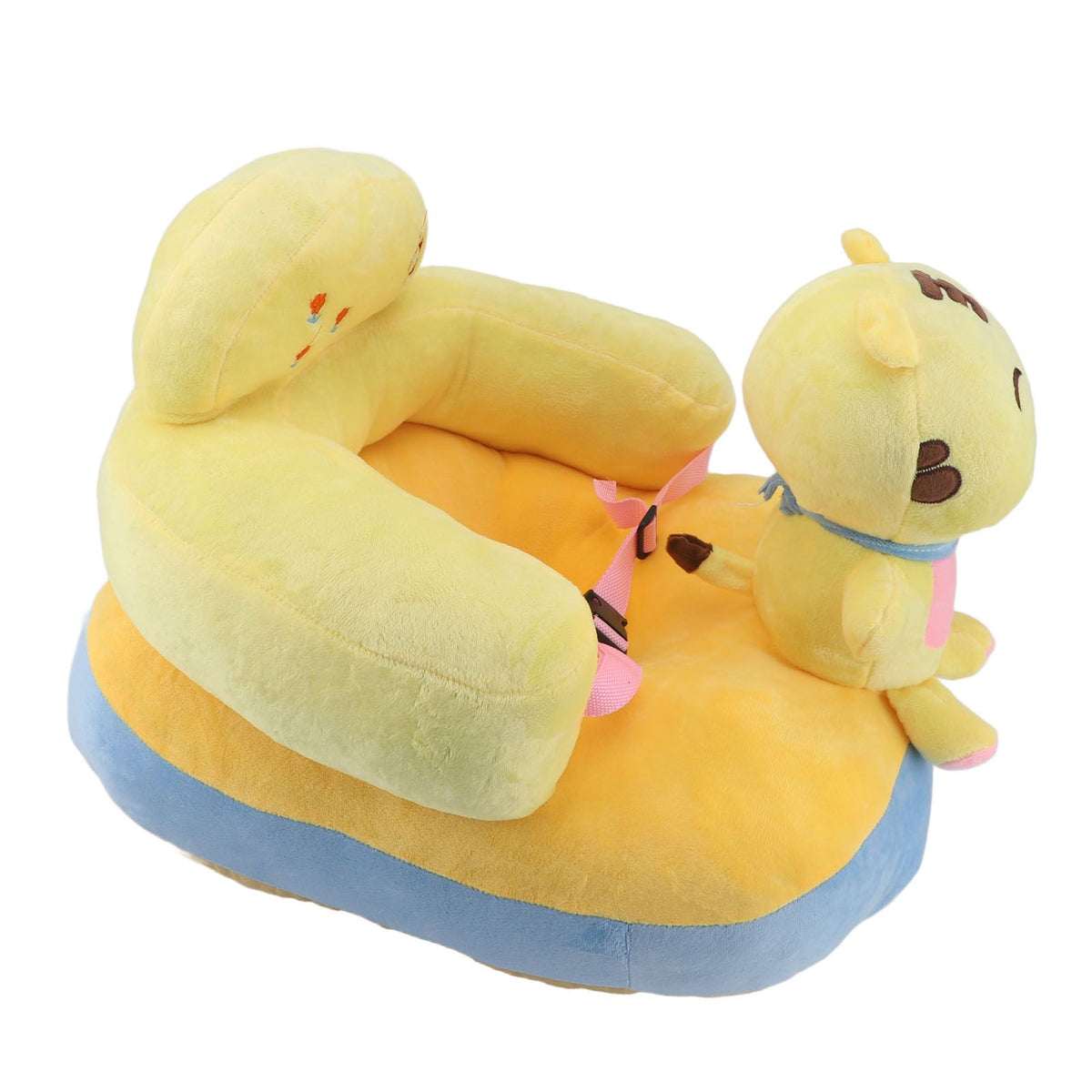 Learning Sitting Chair Prevents Falls Adjustable Angle Portable Safe Super Soft Plush Baby Support Seat Tiger