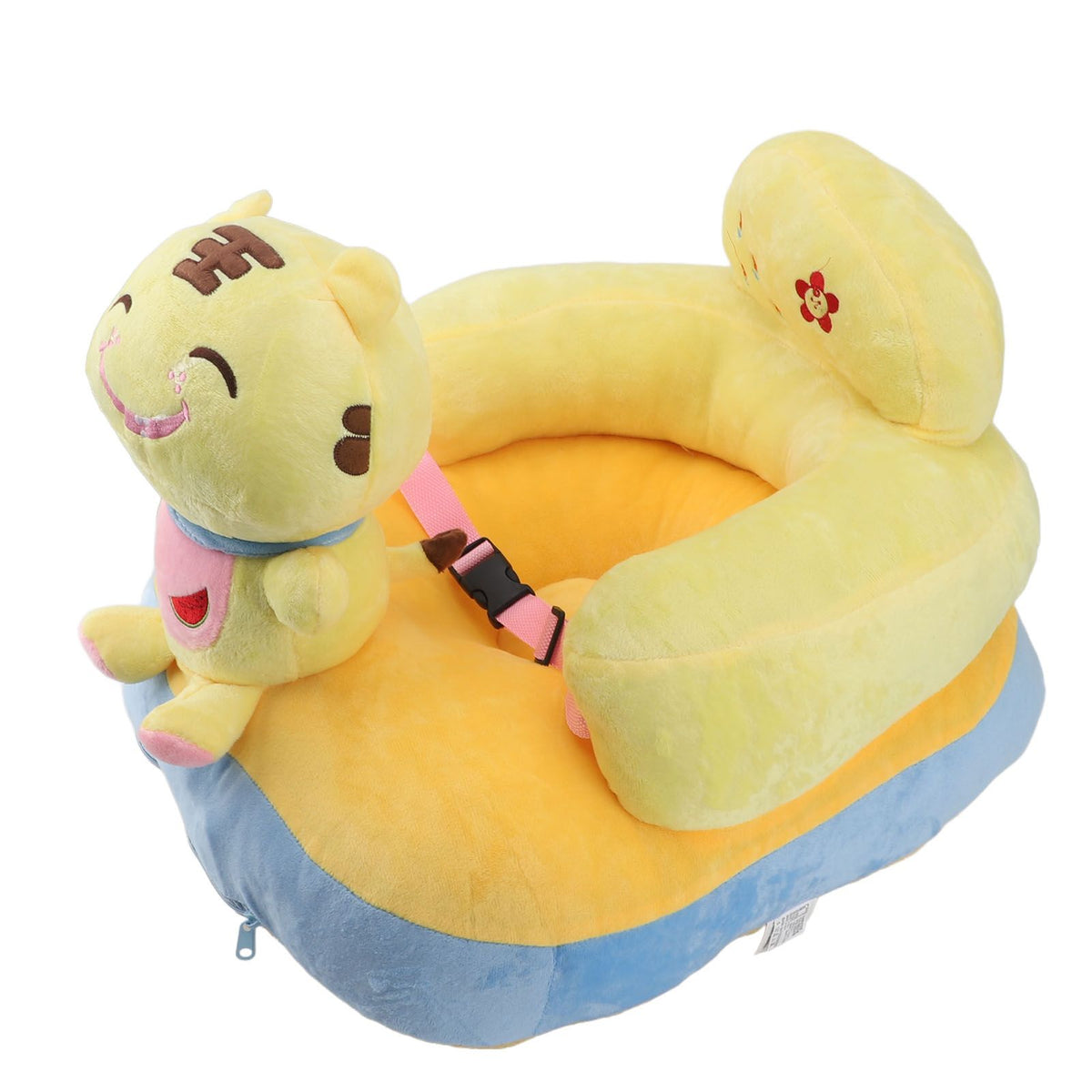 Learning Sitting Chair Prevents Falls Adjustable Angle Portable Safe Super Soft Plush Baby Support Seat Tiger