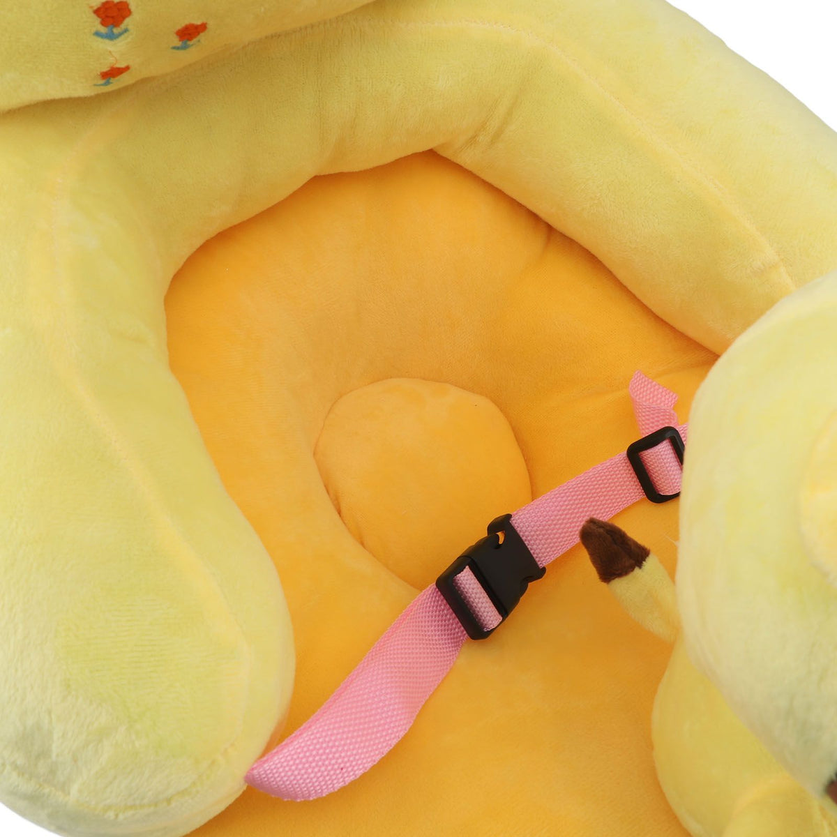 Baby Support Seat Sofa Soft Plush Comfortable Adjustable Angle Bluetooth Function Baby Sitting Support for Indoor Tiger Pattern