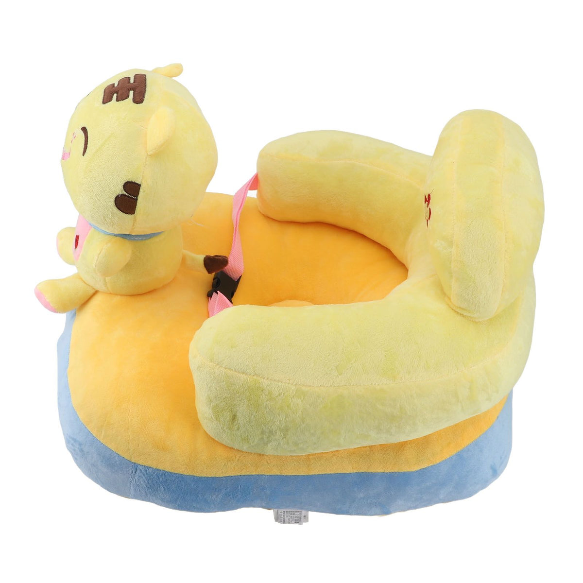 Baby Support Seat Sofa Soft Plush Comfortable Adjustable Angle Bluetooth Function Baby Sitting Support for Indoor Tiger Pattern