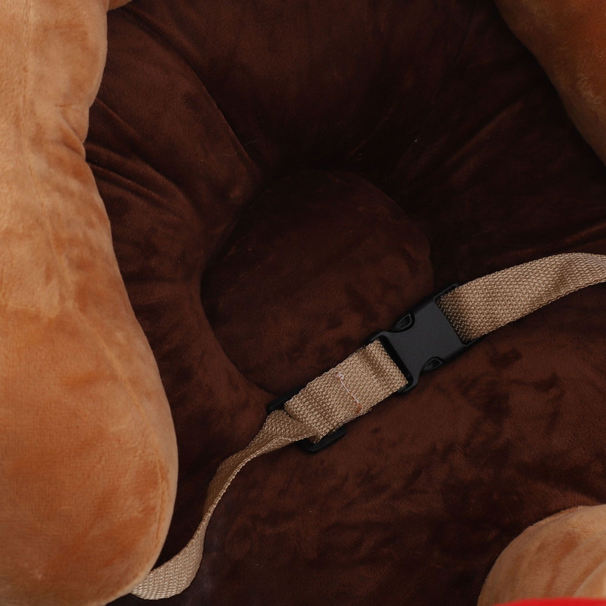 Baby Sofa Chair Floor Support Seat Plush Cute Cartoon Animal Angle Adjustable Baby Learning to Sit Chair with USB Cable for Toddlers Boys Girls Deer