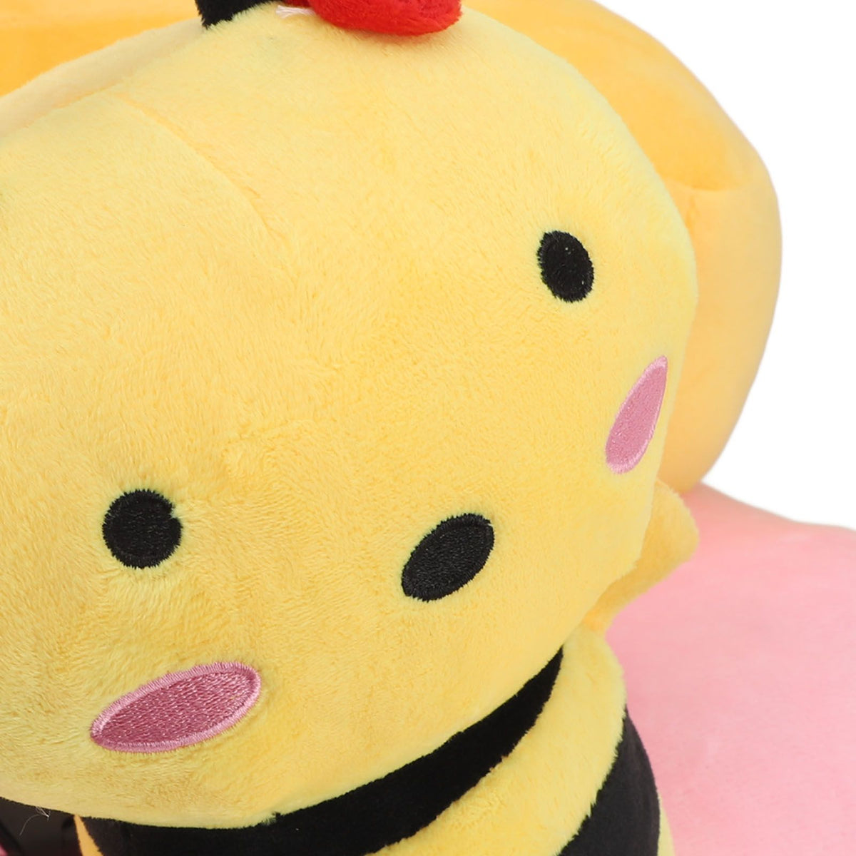 Baby Learn Sitting Support Seats Anti Fall Anti Side Turning Rechargeable Plush Baby Learning to Sit Chair for Indoor Outdoor Bee
