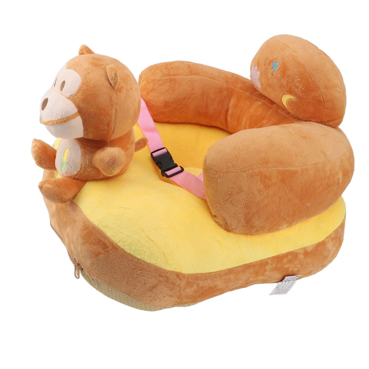 Baby Support Seat Sofa Soft Plush Comfortable Adjustable Angles Bluetooth Function Baby Sitting Support for Indoor Monkey