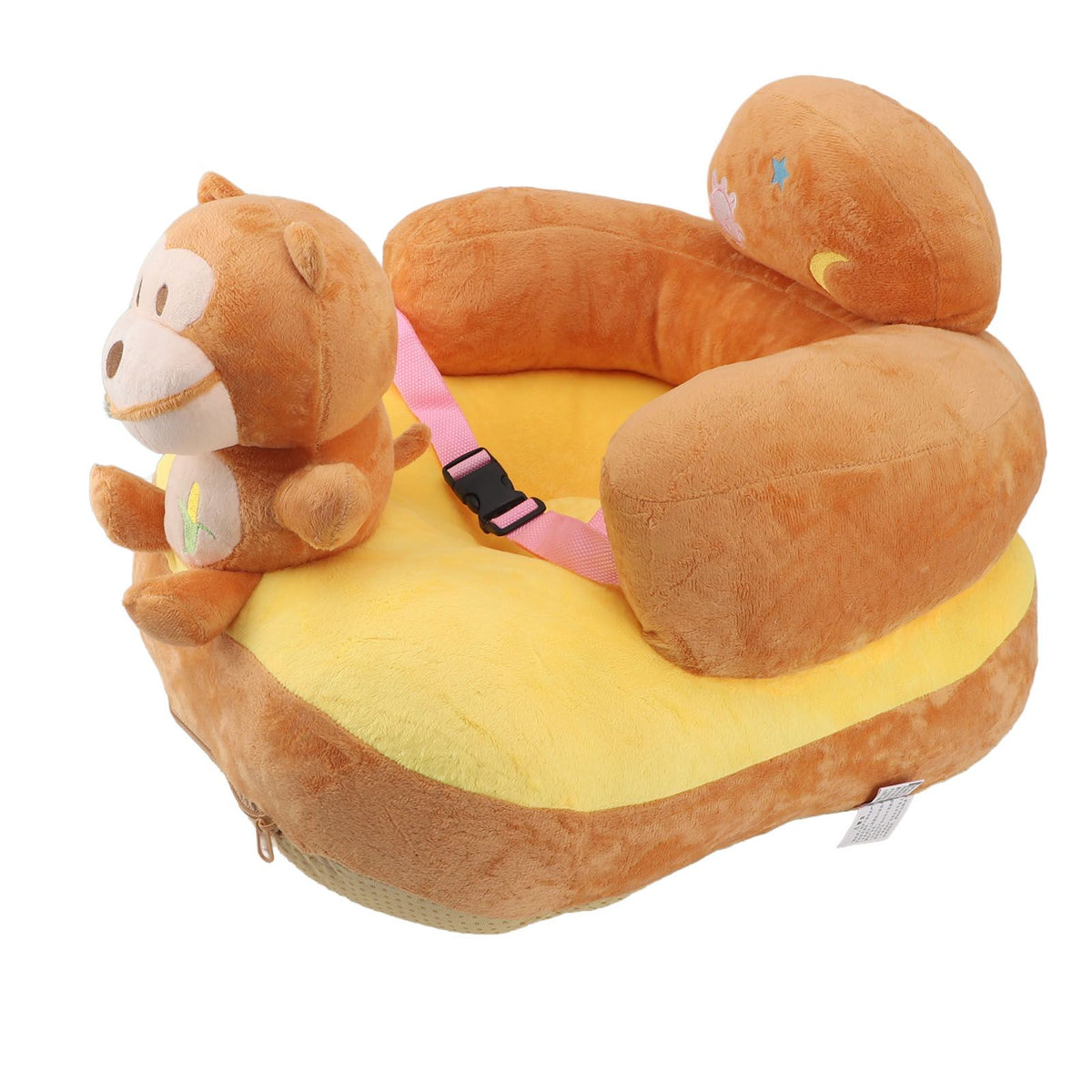 Baby Support Seat Sofa Soft Plush Comfortable Adjustable Angles Bluetooth Function Baby Sitting Support for Indoor Monkey