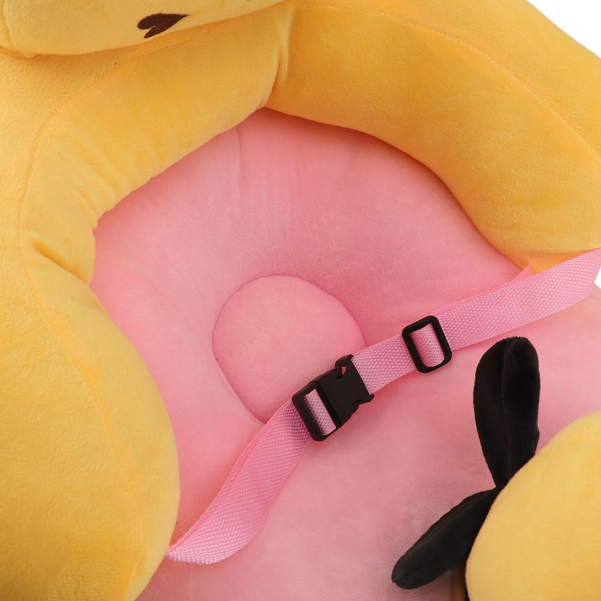 Baby Sofa Chair Floor Support Seat Bluetooth Plush Cute Cartoon Animal Adjustable Baby Learn to Sit Up Chair with USB Cable for Toddlers Boys Girls Bee
