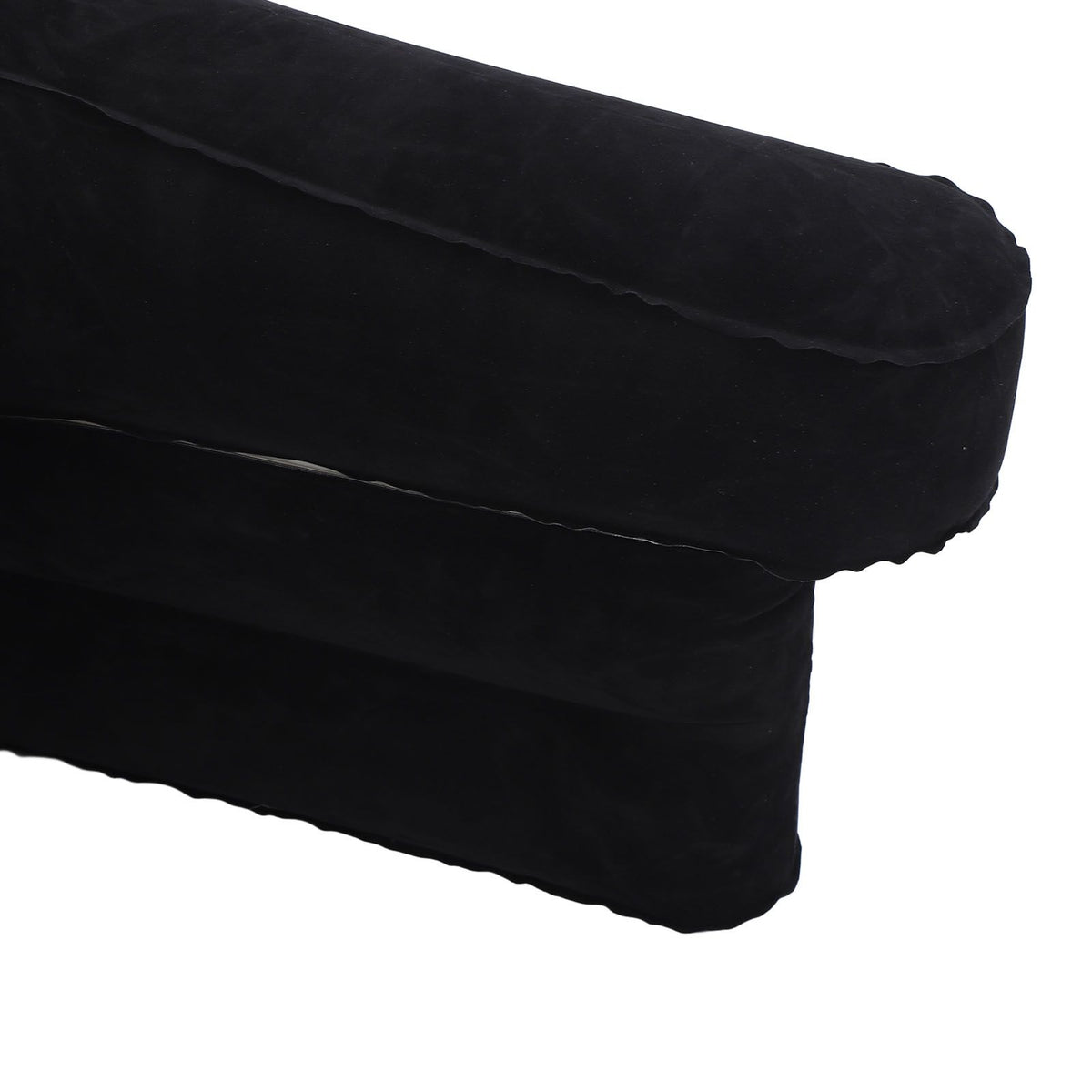 Inflatable Reading Pillow Adjustable Height Comfortable Foldable Lap Desk Pillow for Working Gaming Writing Black