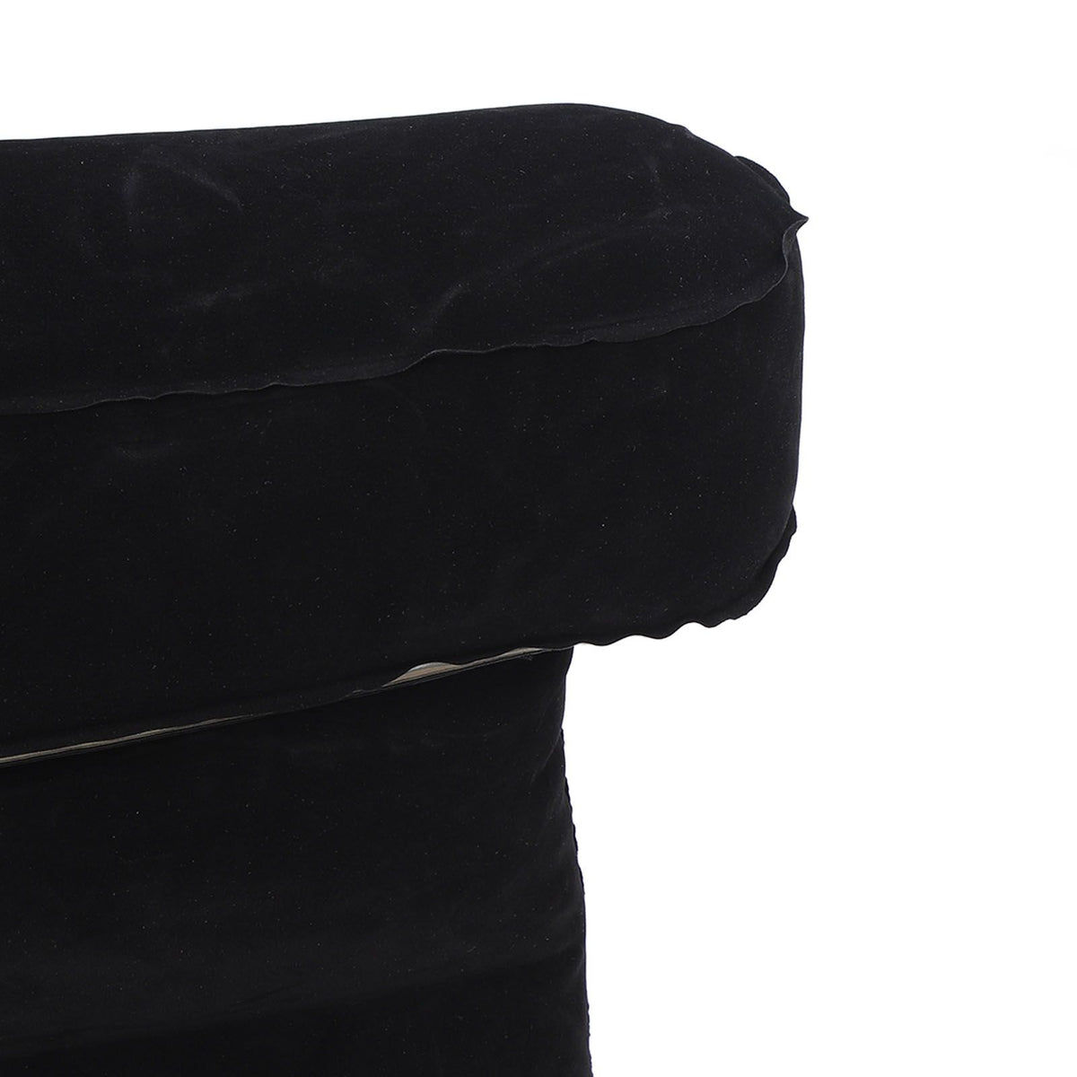Inflatable Reading Pillow Adjustable Height Comfortable Foldable Lap Desk Pillow for Working Gaming Writing Black