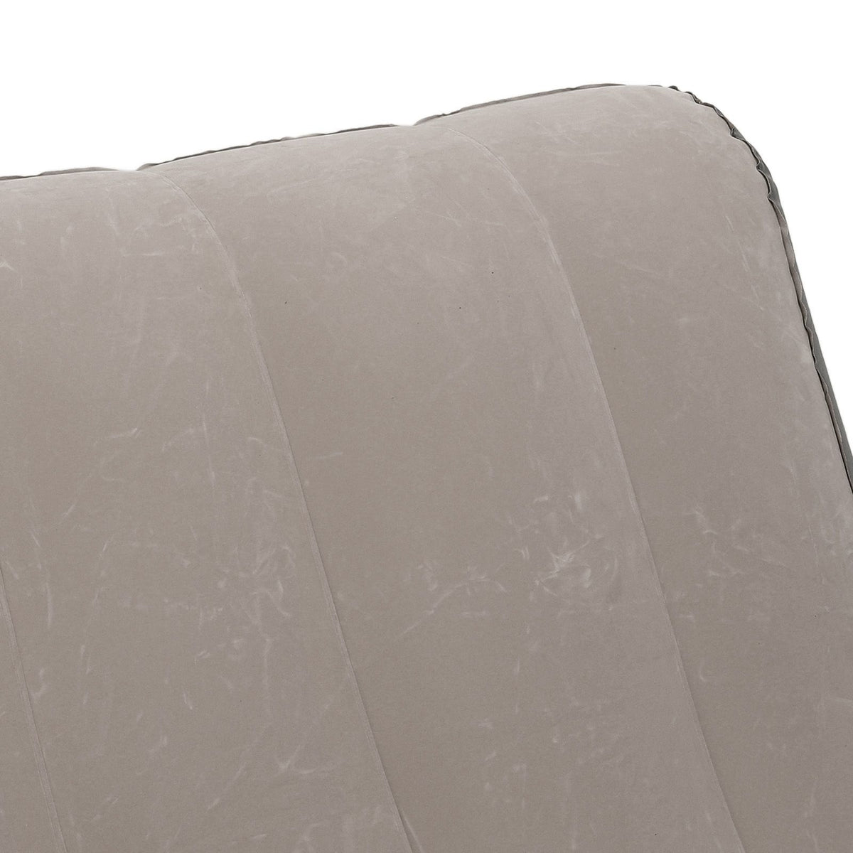 Inflatable Sofa Chair PVC Flocked Inflatable Chair Blow Up Couch for Living Rooms Camping Trips Travel Brown