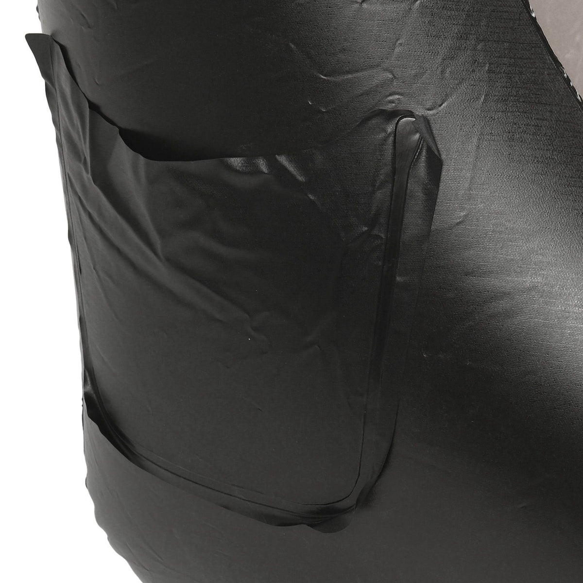 Inflatable Sofa Chair PVC Flocked Inflatable Chair Blow Up Couch for Living Rooms Camping Trips Travel Brown